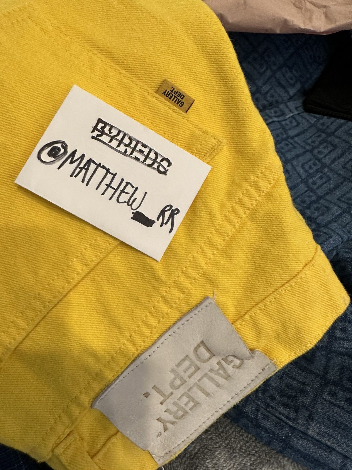 Gallery Dept. GALLERY DEPT. YELLOW FLARE Size US 30 / EU 46 - 2 Thumbnail