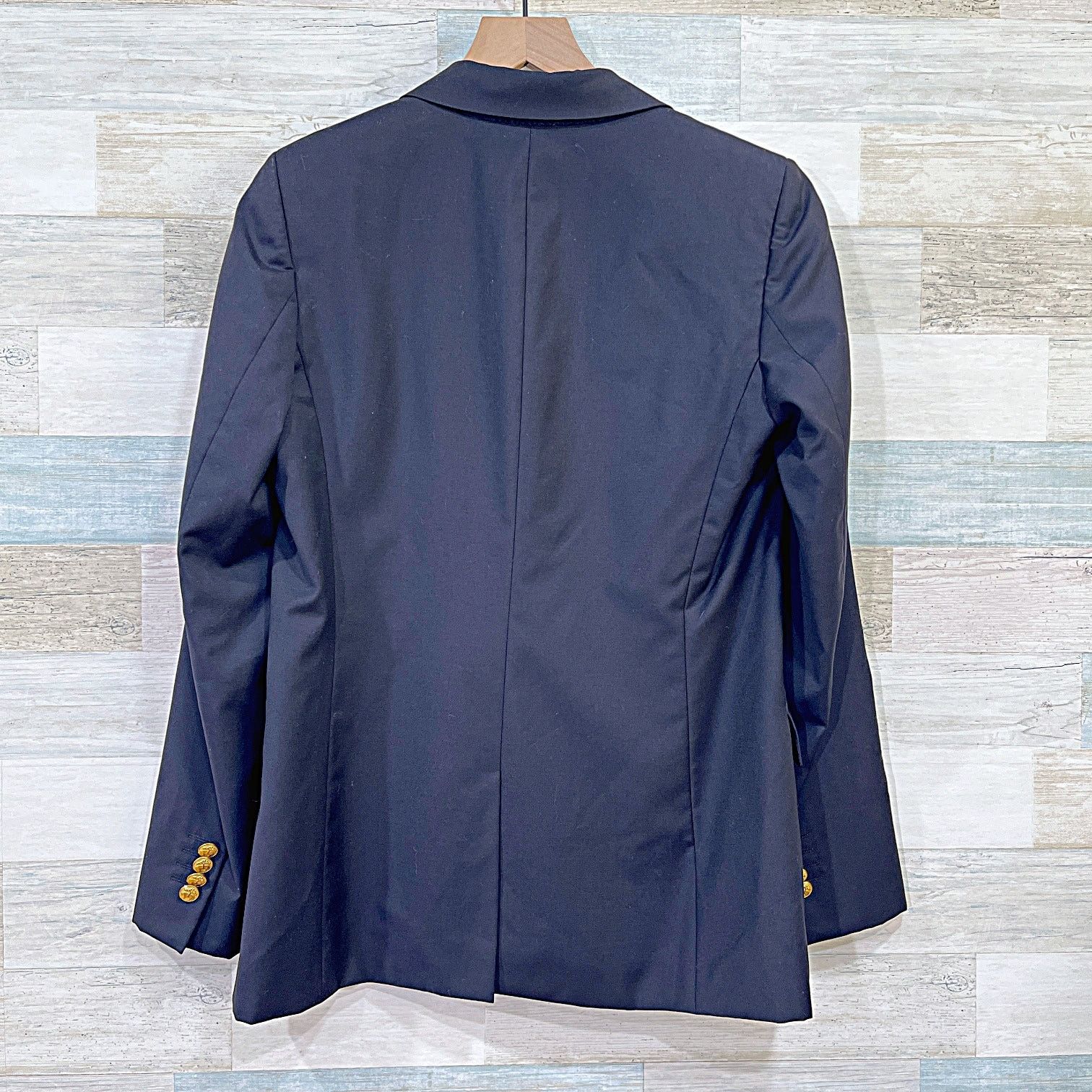 Brooks Brothers Brooks Brothers Loro Piana Gold Button Blazer Navy Womens 6 Size M / US 6-8 / IT 42-44 - 7 Thumbnail