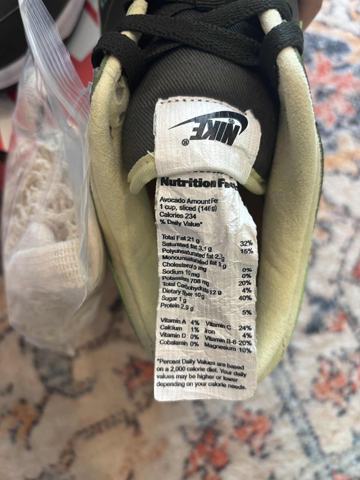 Nike Nike Dunk Low W LX Avocado Hidden Layer Size US 9.5 / EU 42-43 - 4 Thumbnail