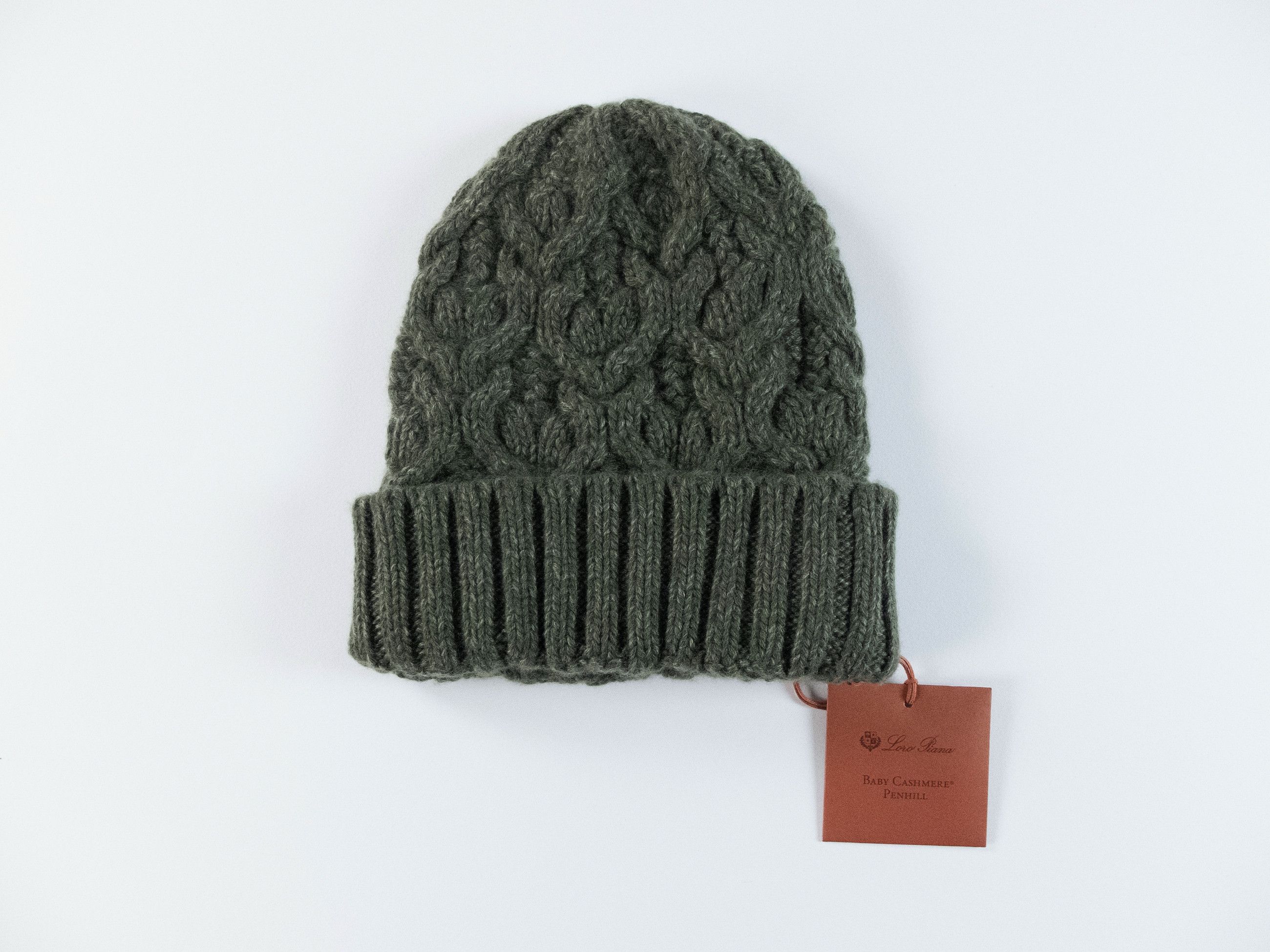 Loro Piana LORO PIANA Penhill green baby cashmere beanie hat Size ONE SIZE - 1 Thumbnail