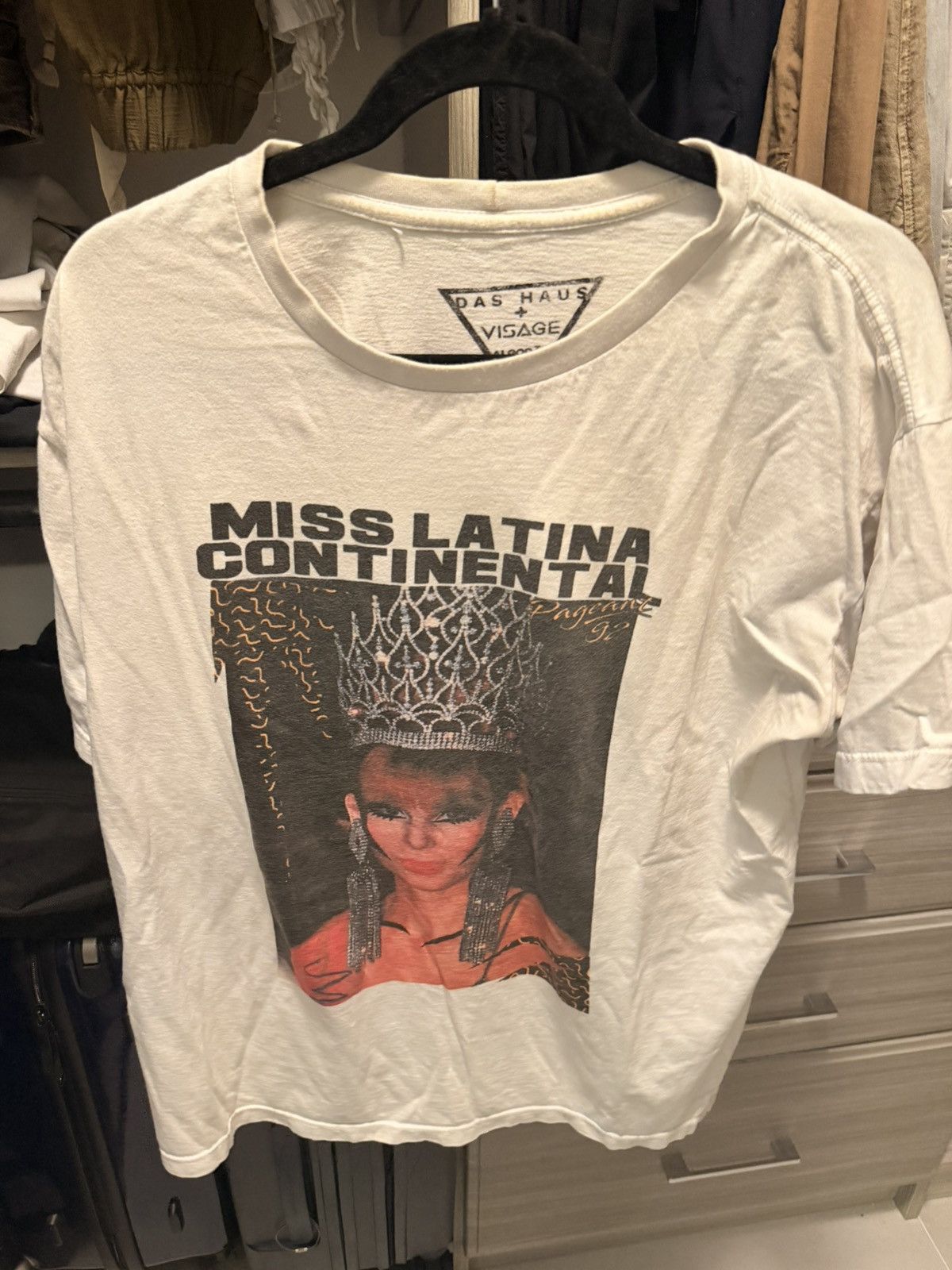 Vintage Vintage Designer Print Miss Latina Size US L / EU 52-54 / 3 - 1 Thumbnail