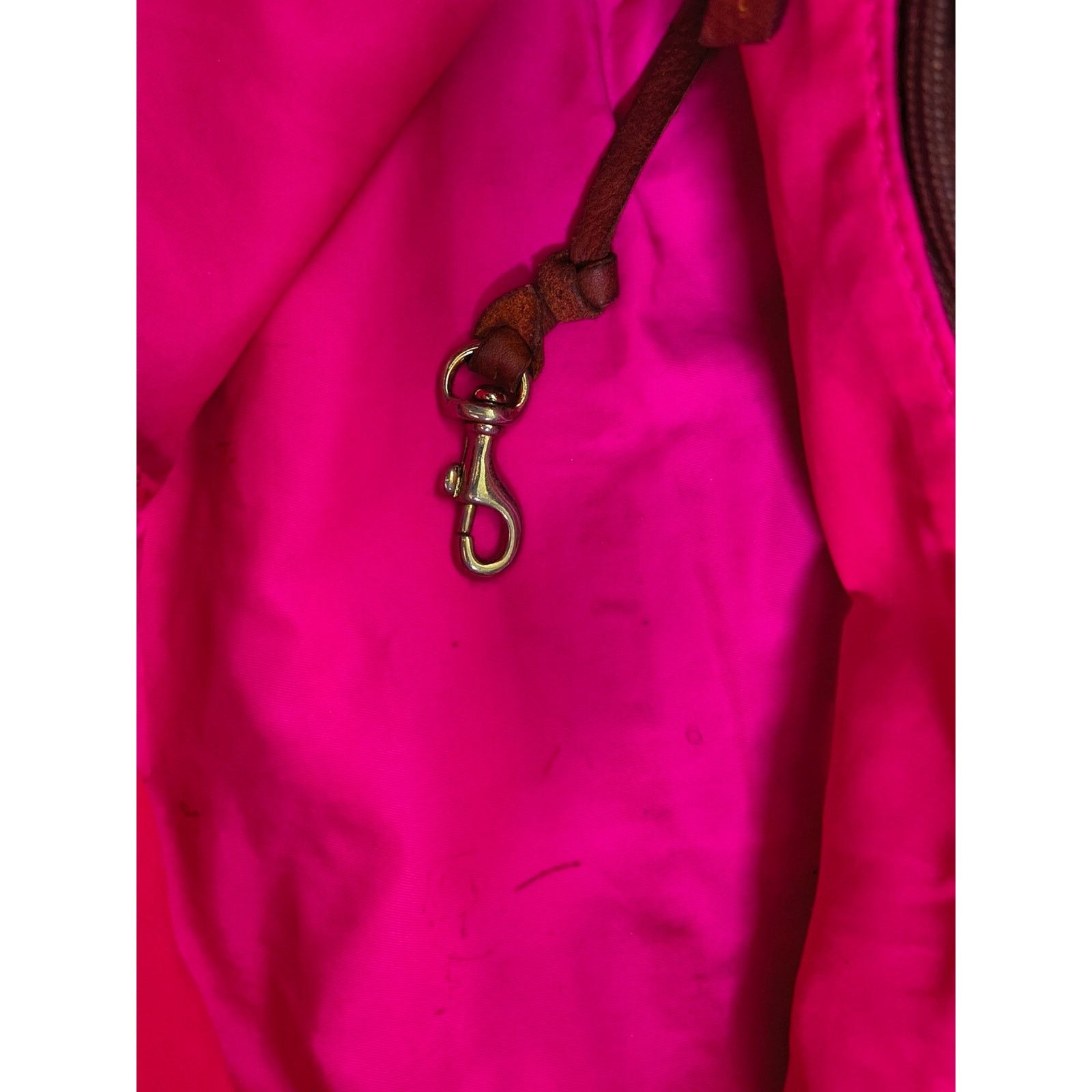 Dooney & Bourke Vintage Dooney & Bourke Red Nylon Duffel Bag Size ONE SIZE - 10 Thumbnail