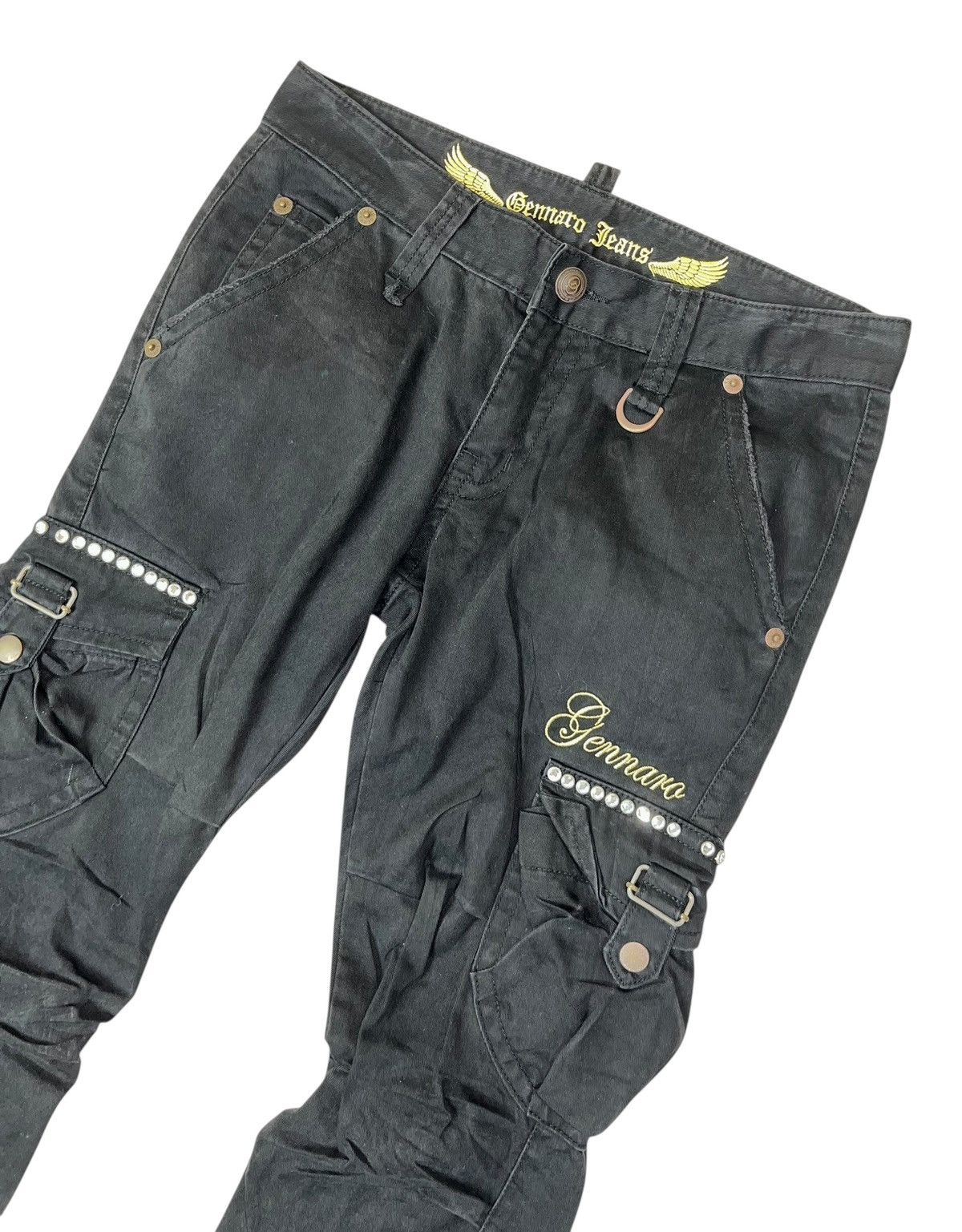 Japanese Brand Flare Japanese Brand Gennaro Jeans Cargo Casual Pants Size US 30 / EU 46 - 5 Thumbnail