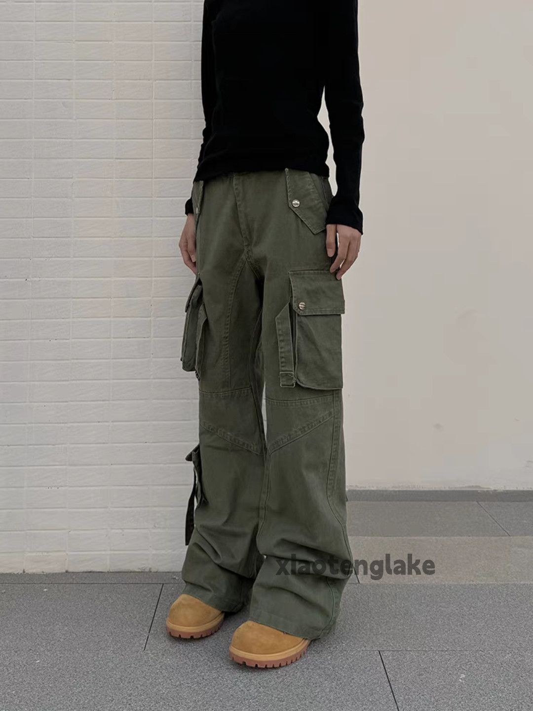 Designer Unisex outdoor utility punk hiphop yuppie military pants Size US 30 / EU 46 - 1 Thumbnail