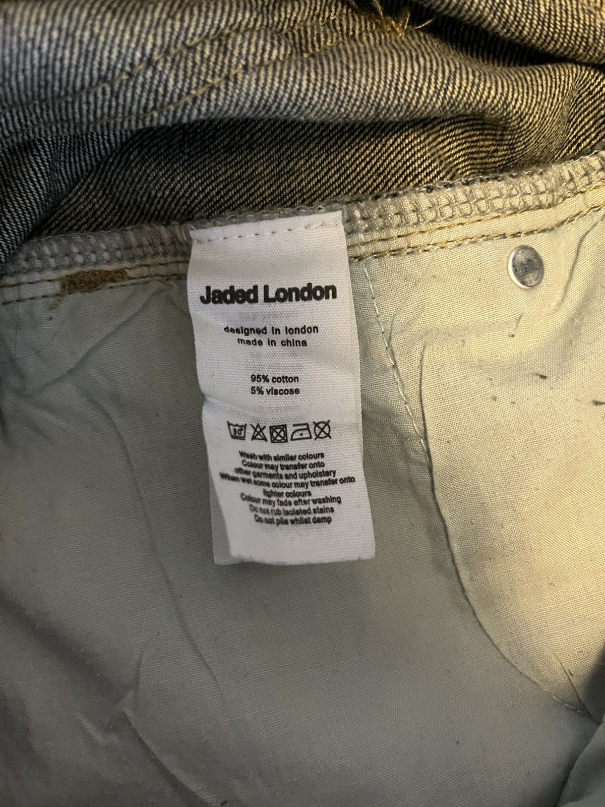 Jaded London Jaded London Extreme Flared Jeans Bluewash Size US 28 / EU 44 - 7 Thumbnail