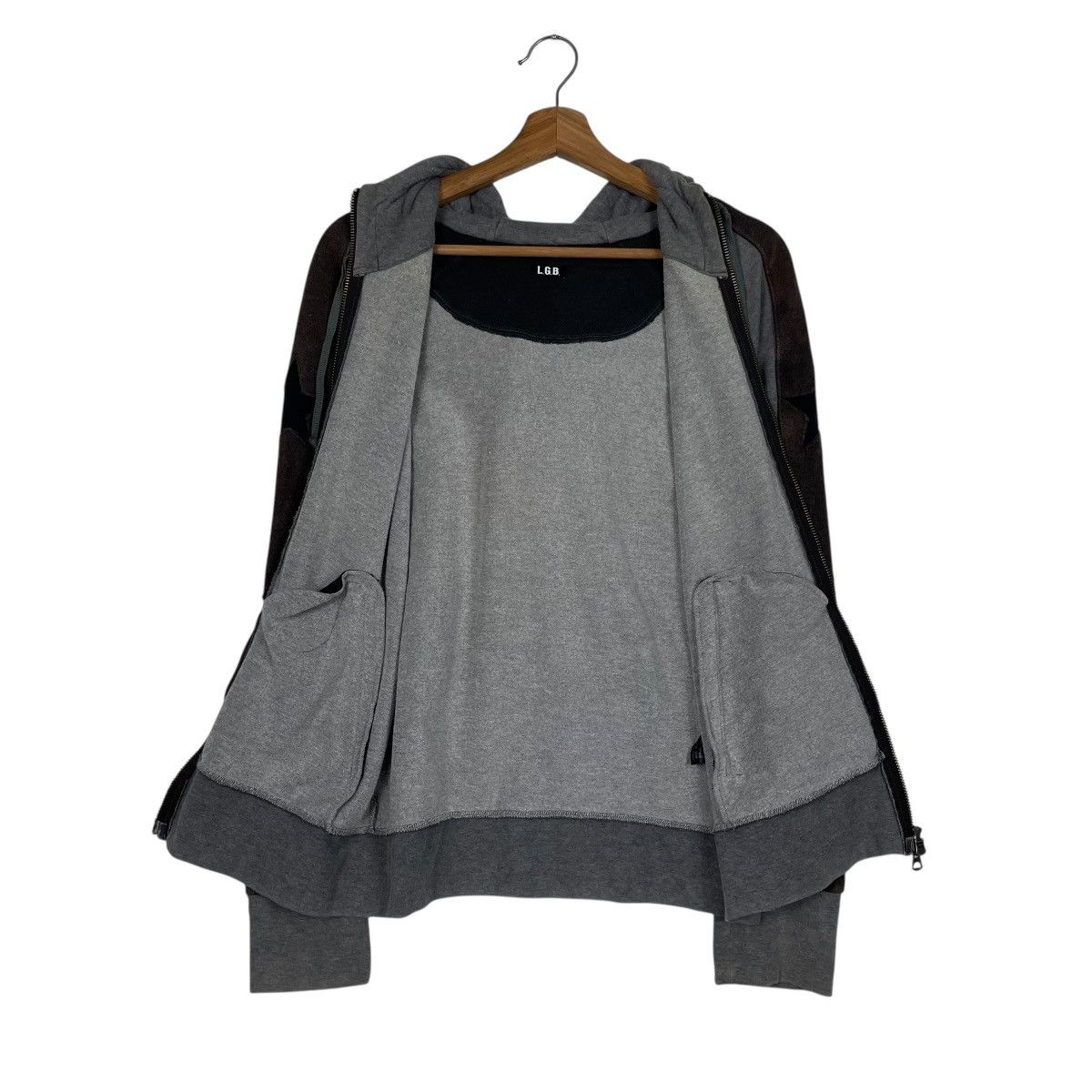 LGB Le Grande Bleu Boxer Zipper Hoodie