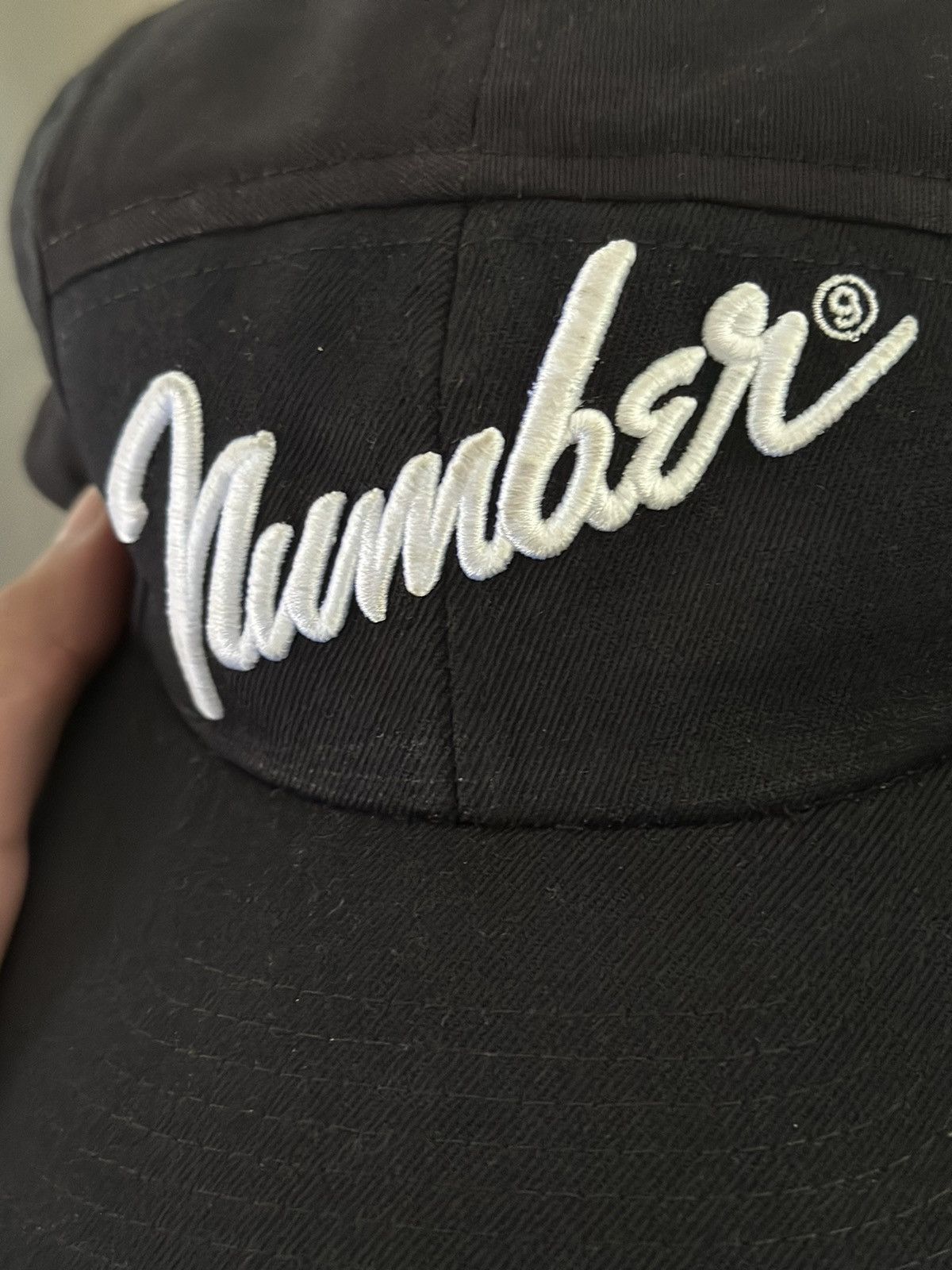 Japanese Brand Vintage Y2K AW05 Custom Number (N)ine 5 Panel Hat Size ONE SIZE - 2 Thumbnail