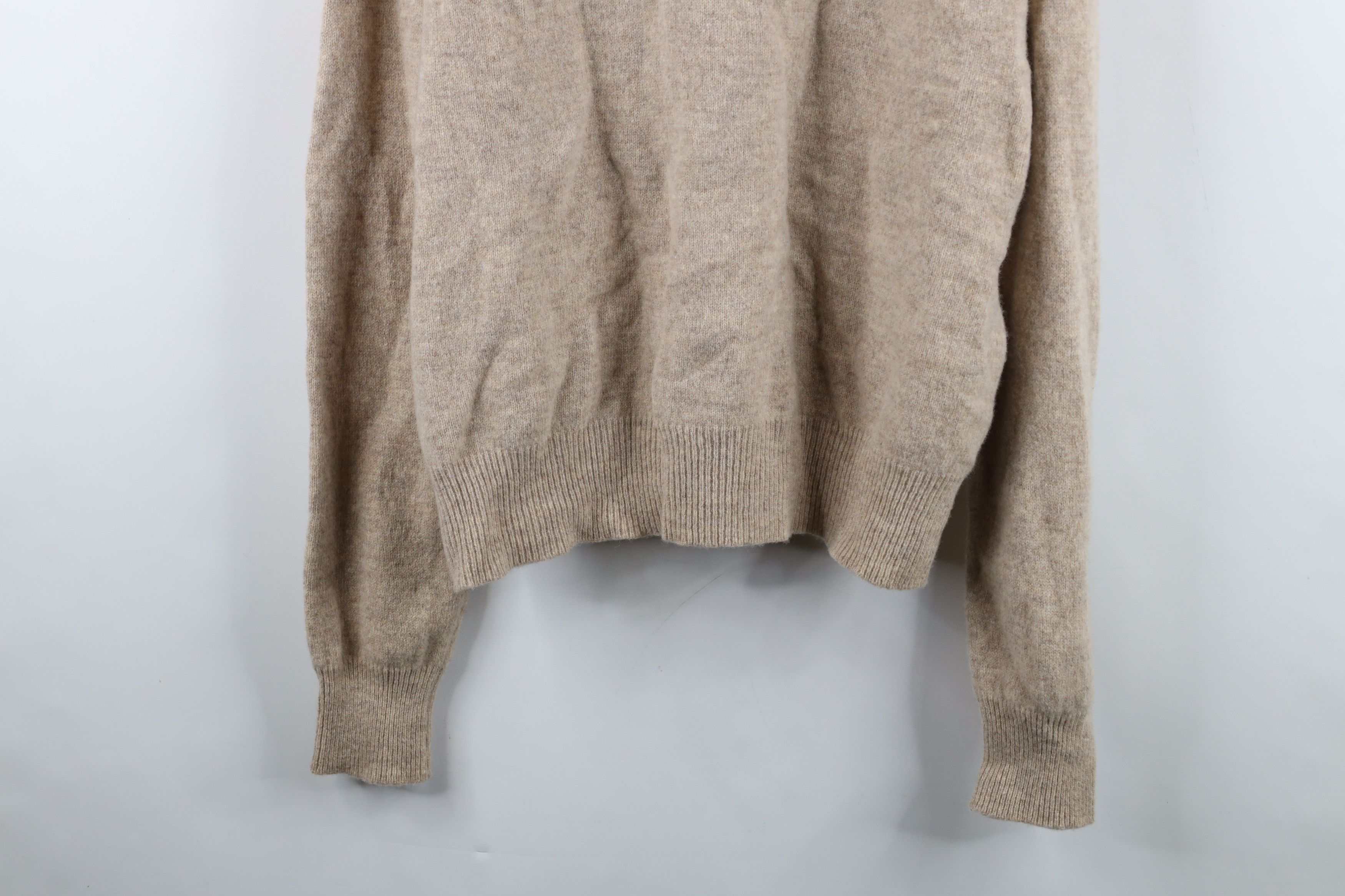 J.Crew J Crew Lambswool Knit Crewneck Sweater Heather Brown Size XL / US 12-14 / IT 48-50 - 3 Thumbnail