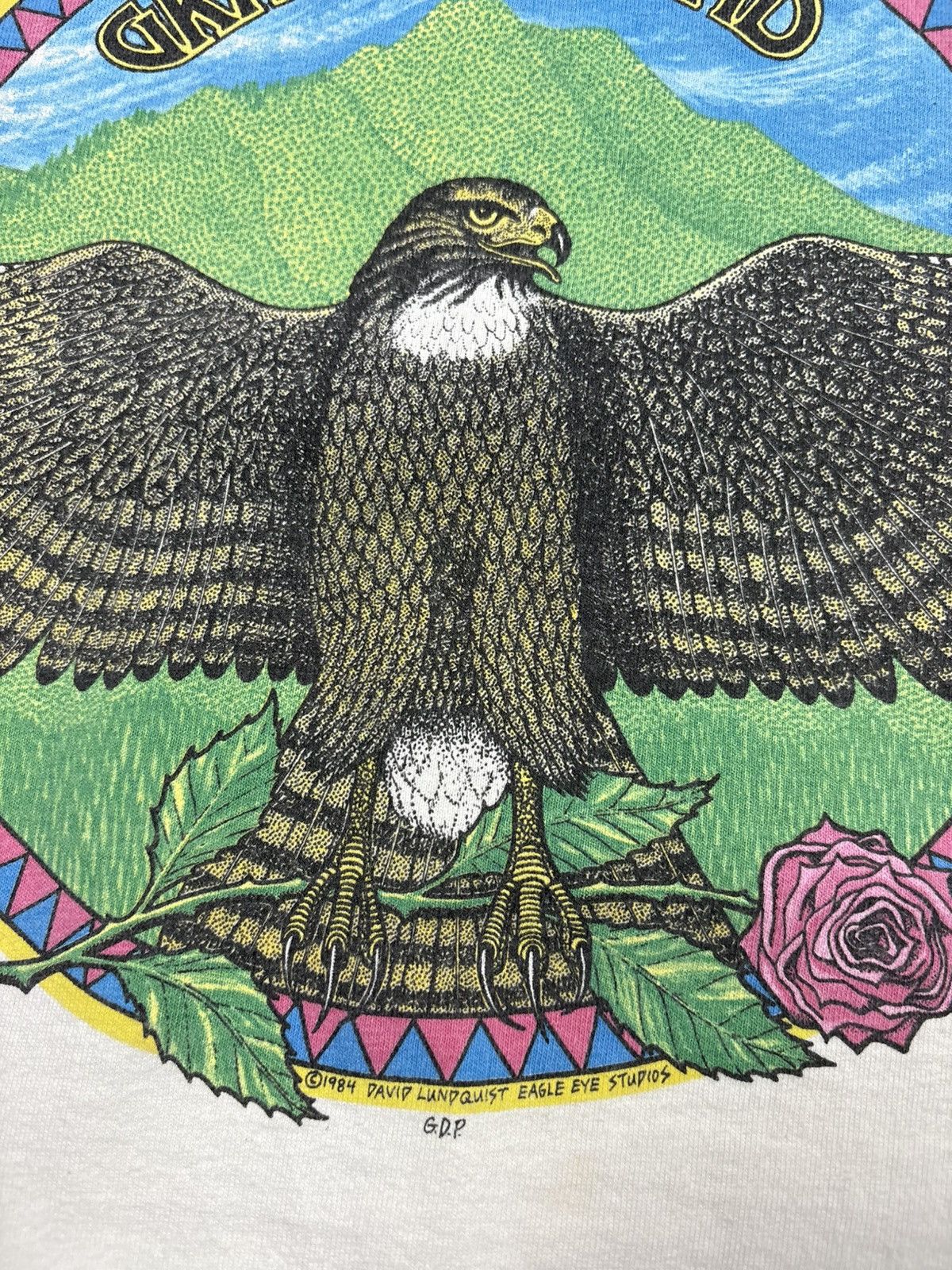 Band Tees Vintage 1984 Grateful Dead Eagle David Lundquist 90s T-Shirt Size US XL / EU 56 / 4 - 15 Thumbnail