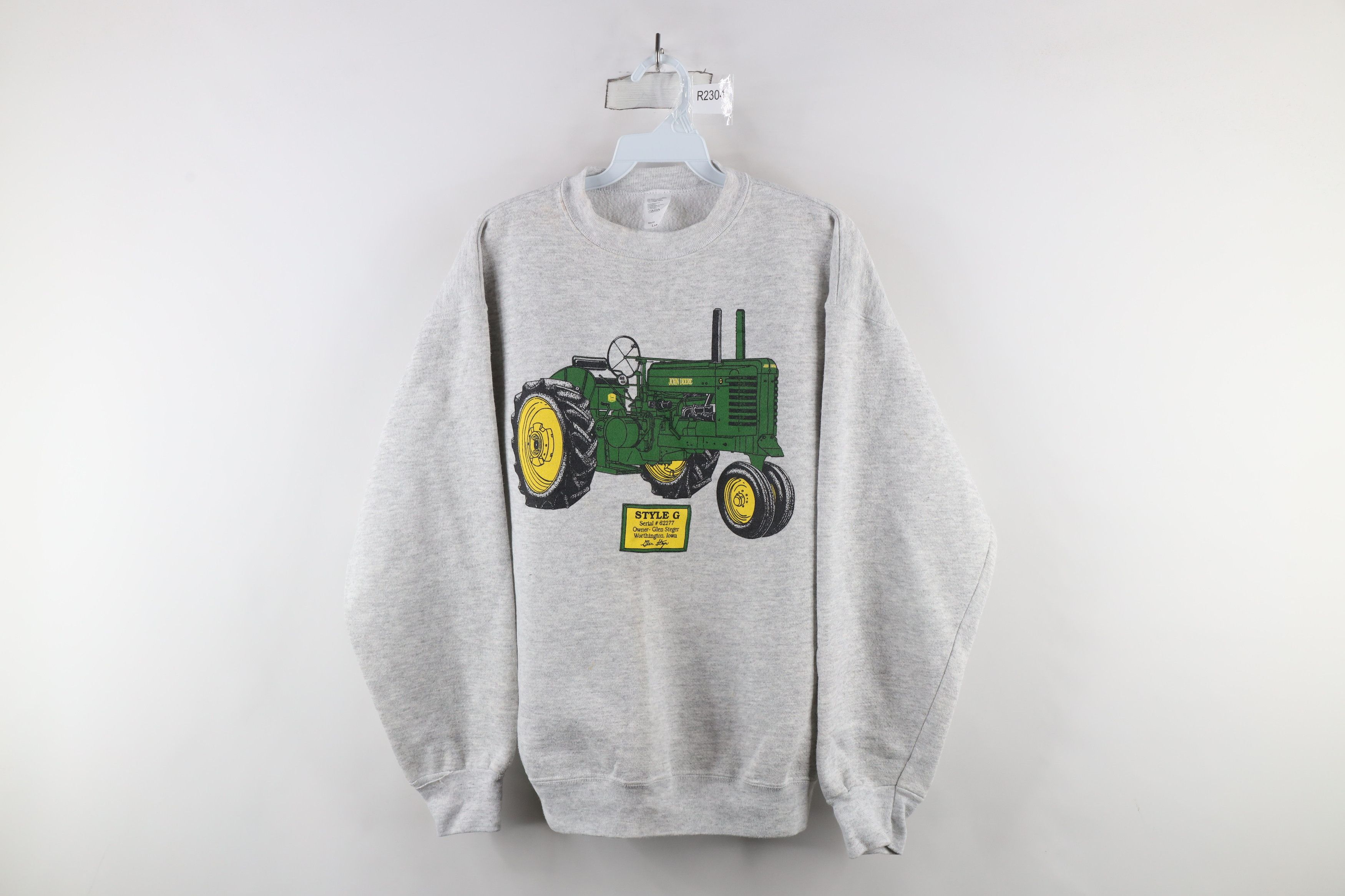 Vintage Vintage 90s John Deere Tractors Out Style G Sweatshirt USA Size US L / EU 52-54 / 3 - 1 Thumbnail