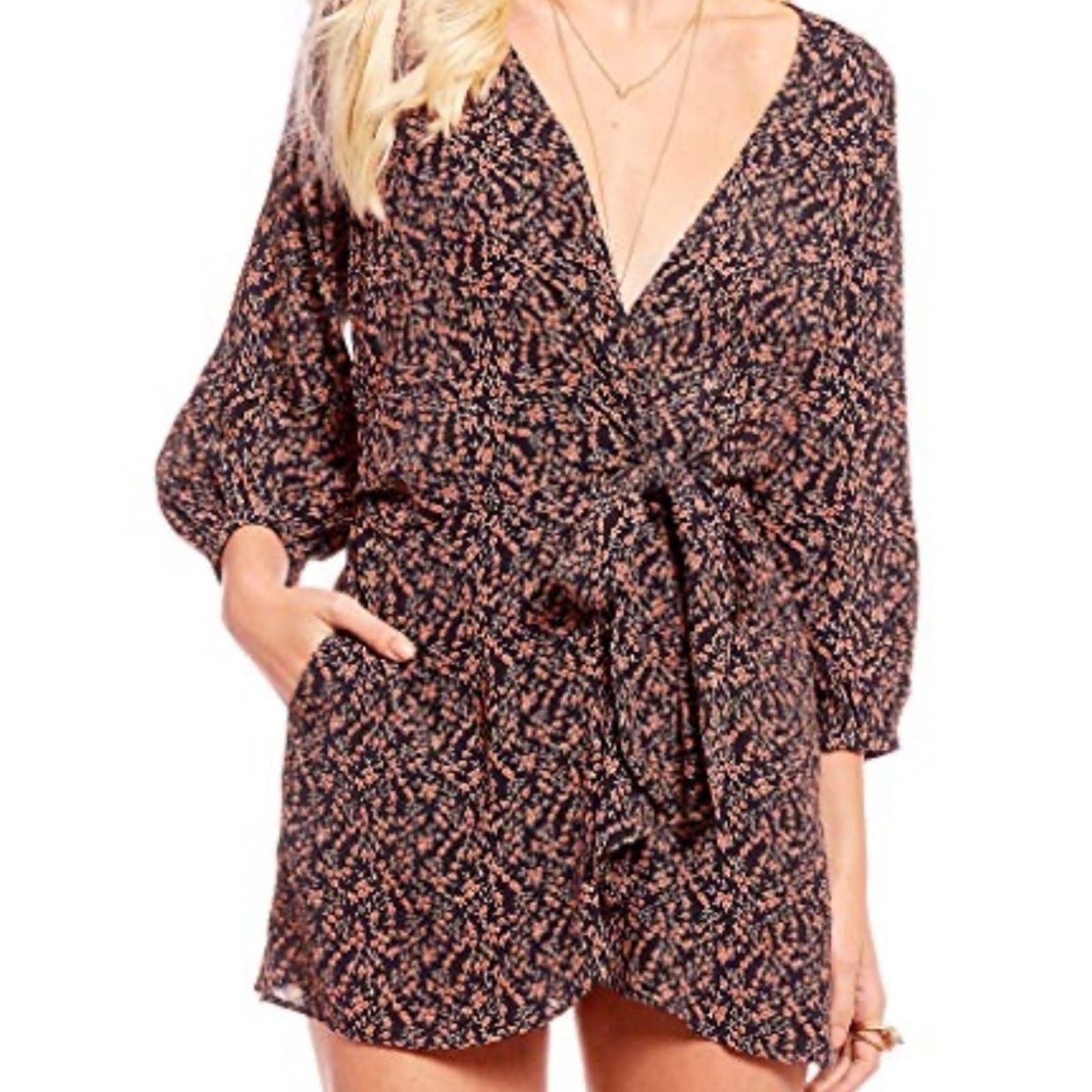 Free People NWT Free People Clara Tunic Blouse Dress in Floral Size L / US 10 / IT 46 - 12 Thumbnail