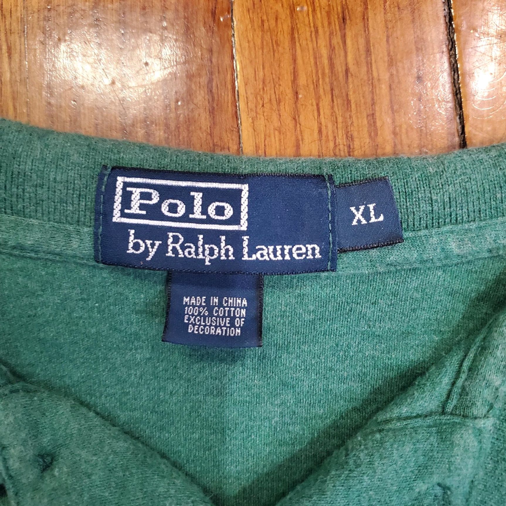 Polo Ralph Lauren Polo Ralph Lauren Polo Shirt Mens XL Green Long Sleeve Pony Logo Casual Cotton Size US XL / EU 56 / 4 - 6 Thumbnail