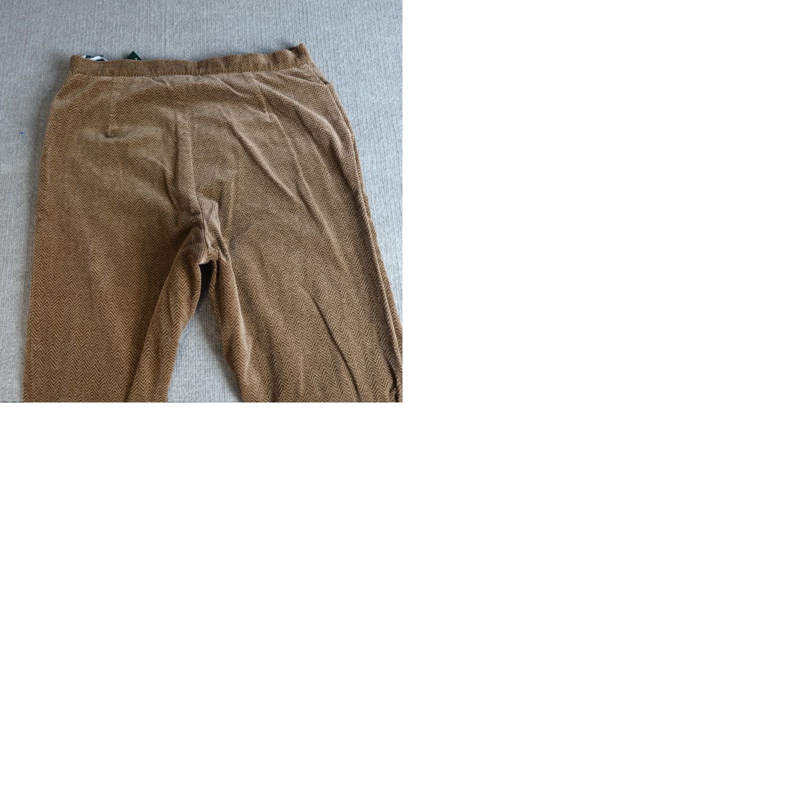 Ralph Lauren VINTAGE? LAUREN RALPH LAUREN Womens Pants 12 Brown Velour Geometric 31" Inseam 30 Dress Pants Brown Womens Regular 12 Size 34" / US 12 / IT 48 - 9 Thumbnail