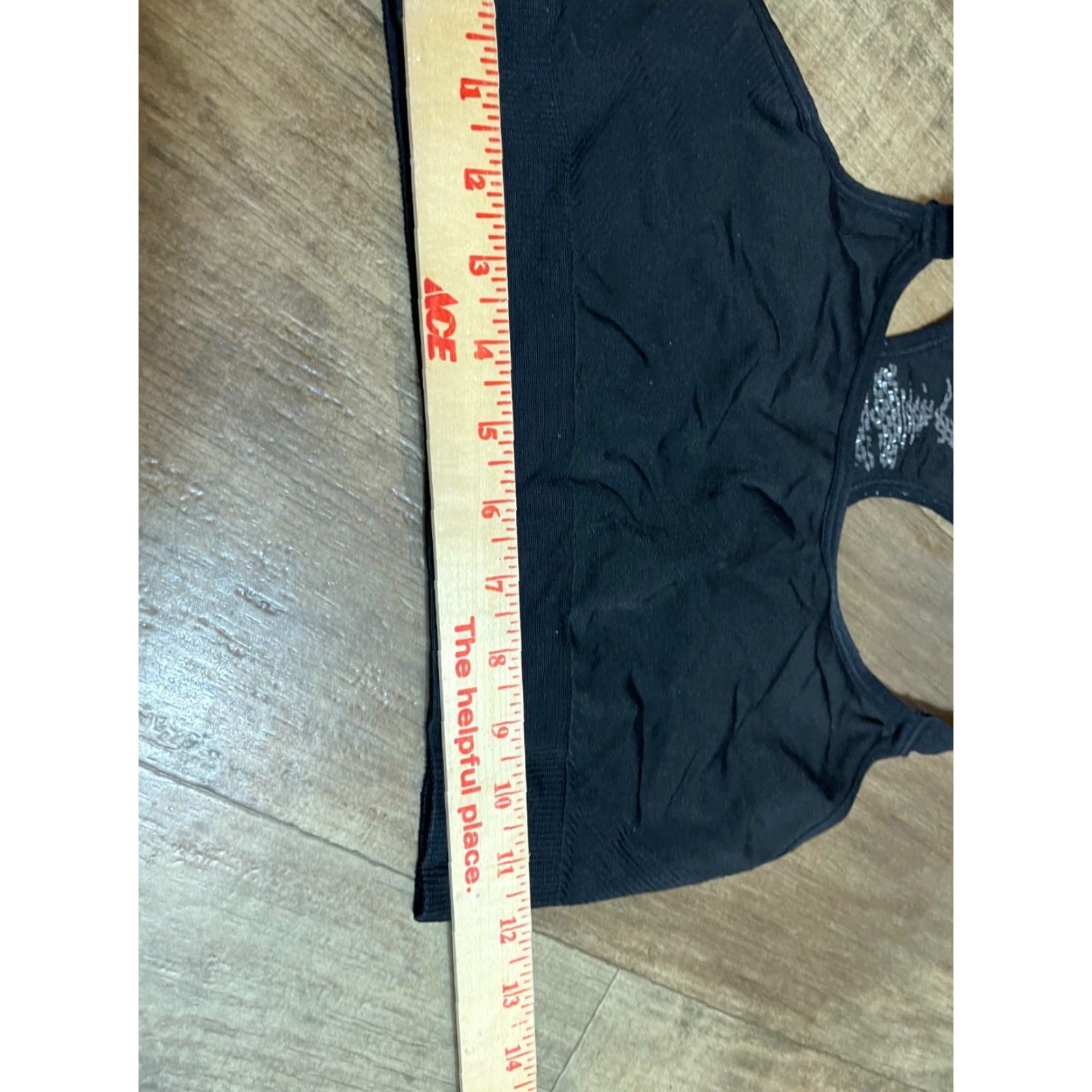 Nike Nike Sports Bra Womens M Black Dri-FIT Full Cup Wireless Pullover Activewear Gym Training Athleisure Logo Size ONE SIZE - 2 Thumbnail