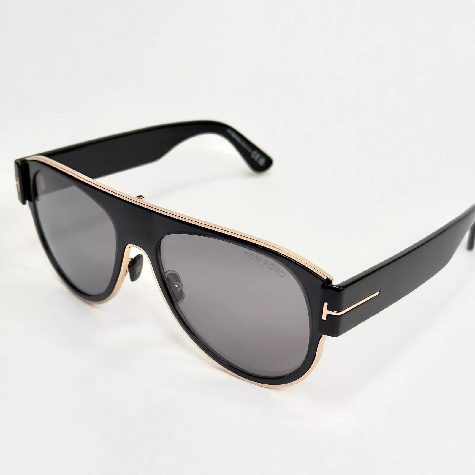 Tom Ford TOM FORD Lyle 02 TF1074 01C Black Aviator Sunglass 1074 Size ONE SIZE - 6 Thumbnail