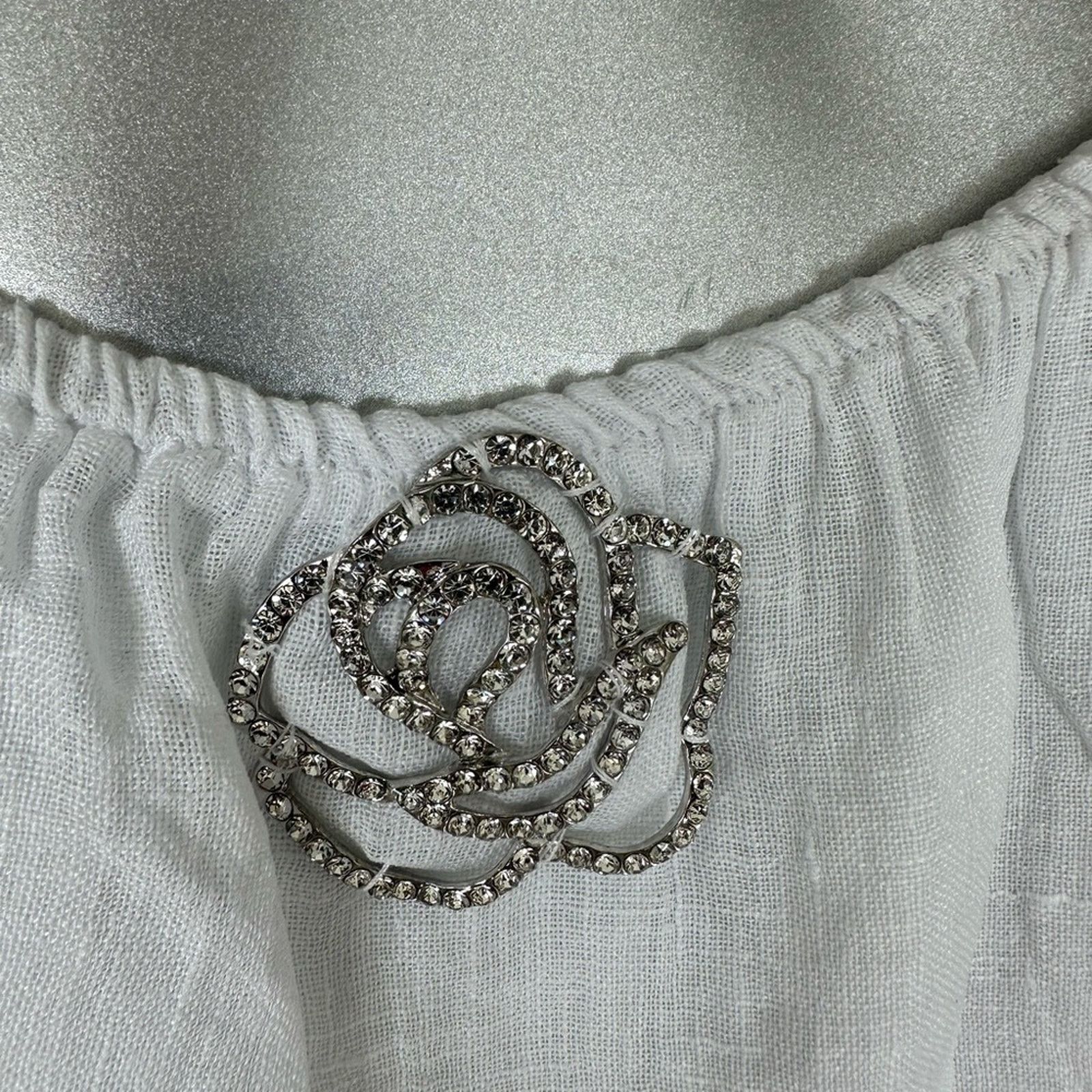 Other RUMER linen dress size S established with crystals 580$ Size S / US 4 / IT 40 - 5 Thumbnail