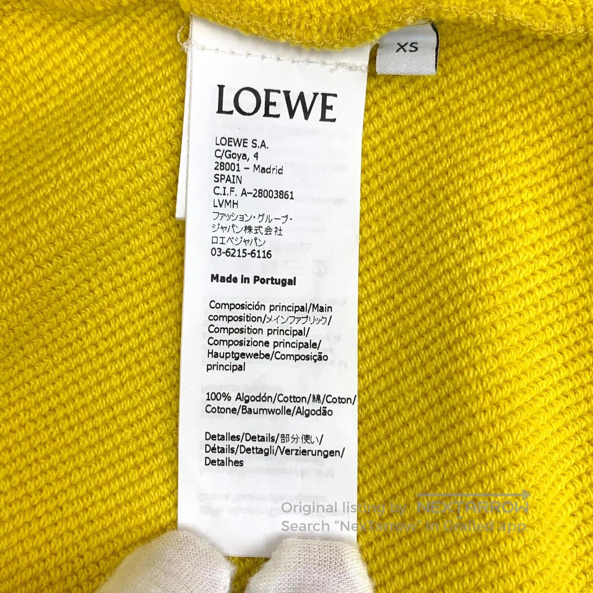 Loewe Loewe x Totoro Yellow Logo Embroidered Hoodie. Size XS / US 0-2 / IT 36-38 - 6 Thumbnail