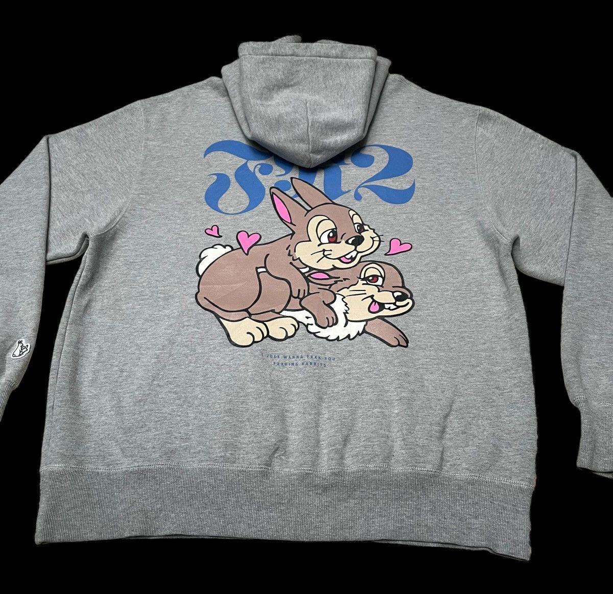 Designer × FR2 × Vintage Japanese Brand FR2 Fucking Rabbit Hoodie Sweatshirt 2000s Size US XL / EU 56 / 4 - 6 Thumbnail