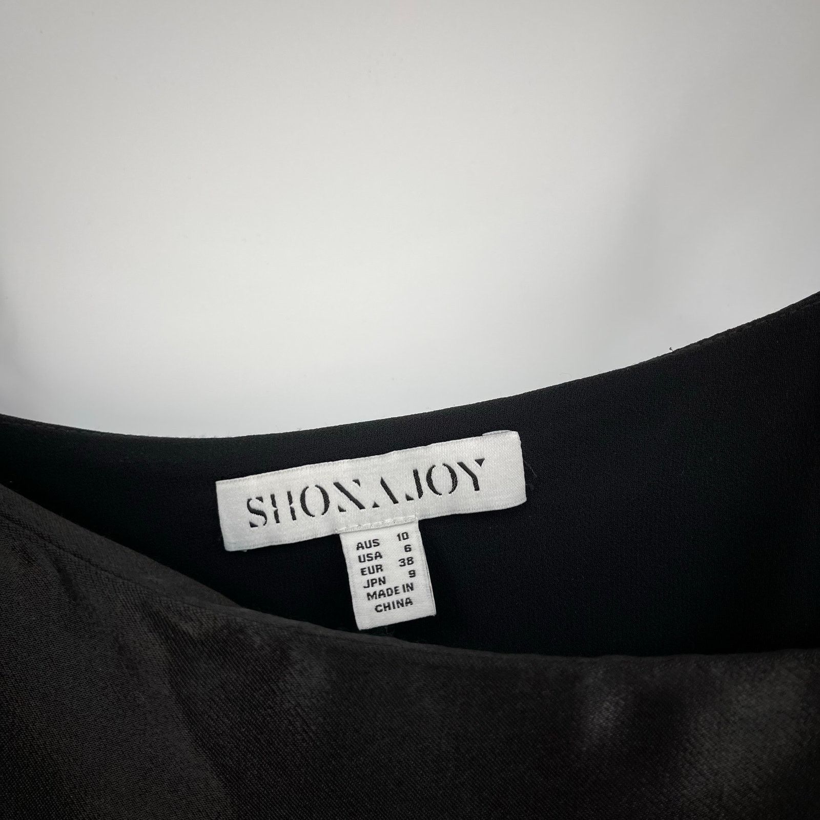 Shona Joy Shona Joy | Thalia Midi Dress Black Asymmetrical Dress 6 Size M / US 6-8 / IT 42-44 - 6 Thumbnail