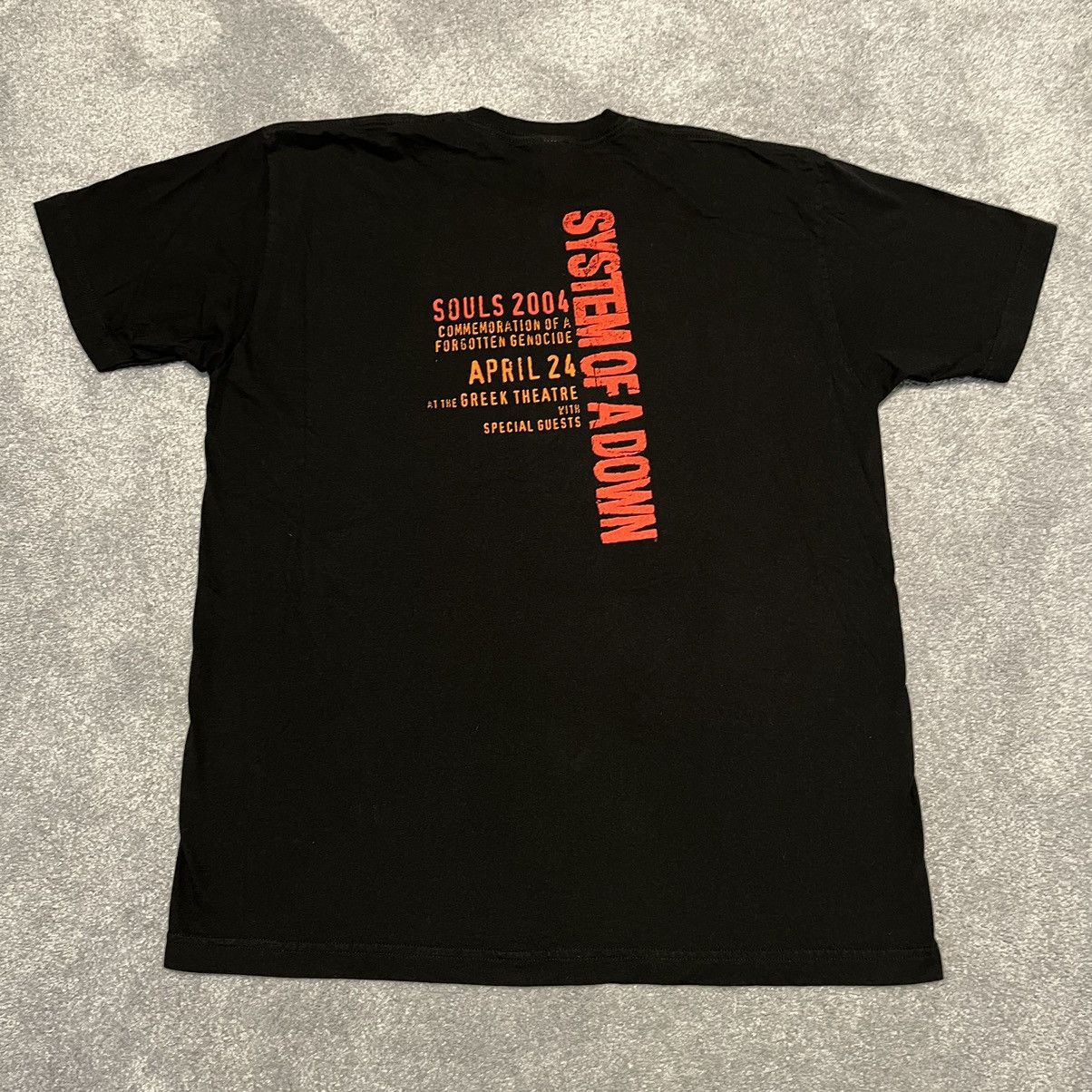 Band Tees Rare Vintage 2004 System of a Down Souls Genocide Band Tee Size US XL / EU 56 / 4 - 2 Thumbnail