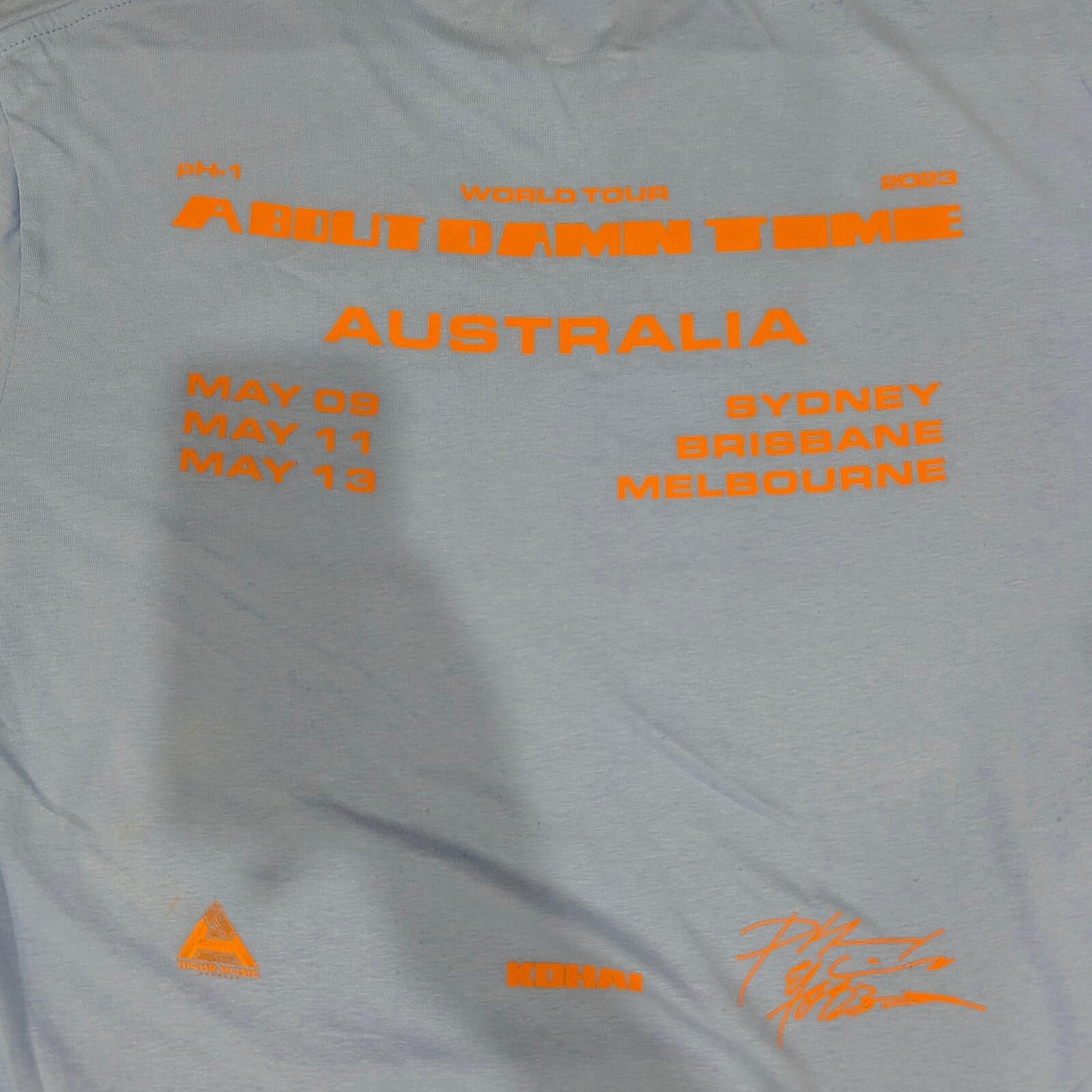 Other pH-1 'About Damn Time' 2023 Australia Tour Merch T-Shirt Size US XL / EU 56 / 4 - 4 Thumbnail