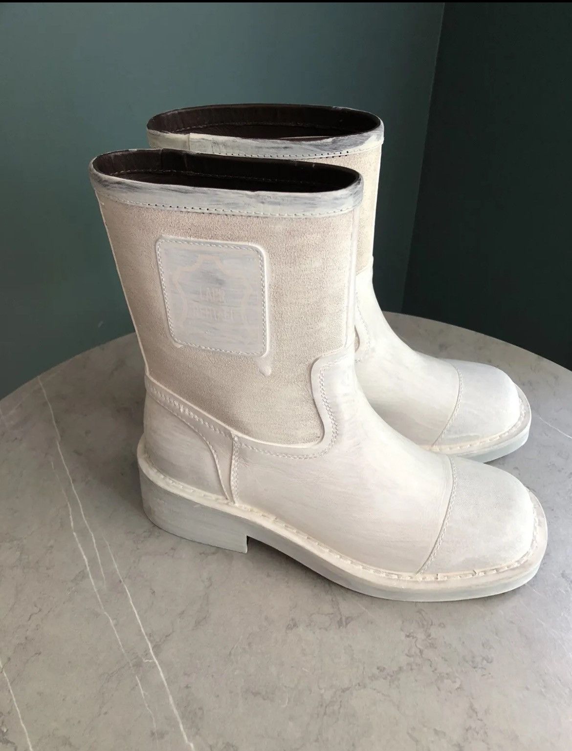Maison Margiela MM6 Maison Margiela Inside Out Moto Boot Size US 8 / IT 38 - 3 Thumbnail