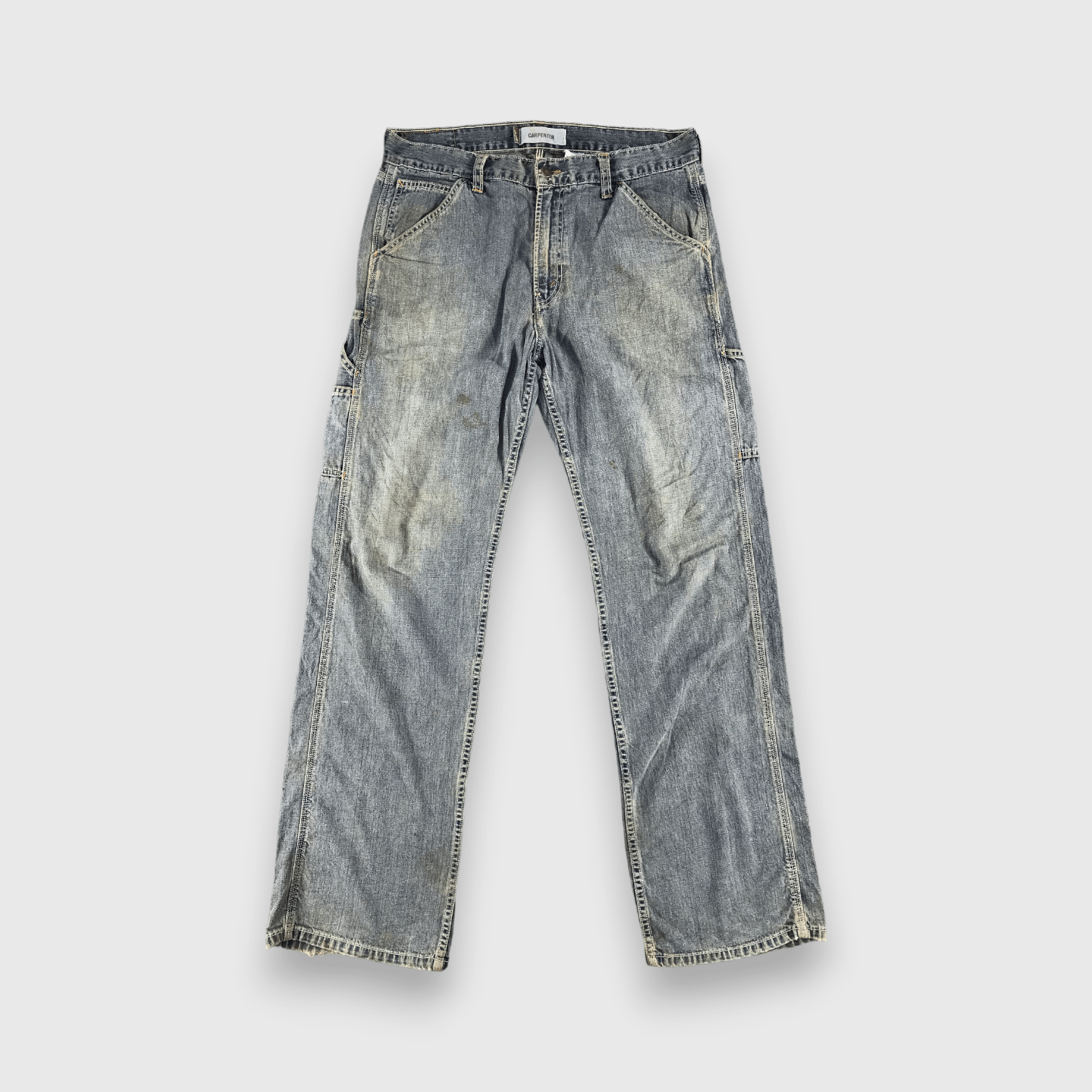 Levi's Vintage 90s Light Wash Levis Carpenter Jeans-J1236 Size US 37 - 1 Thumbnail