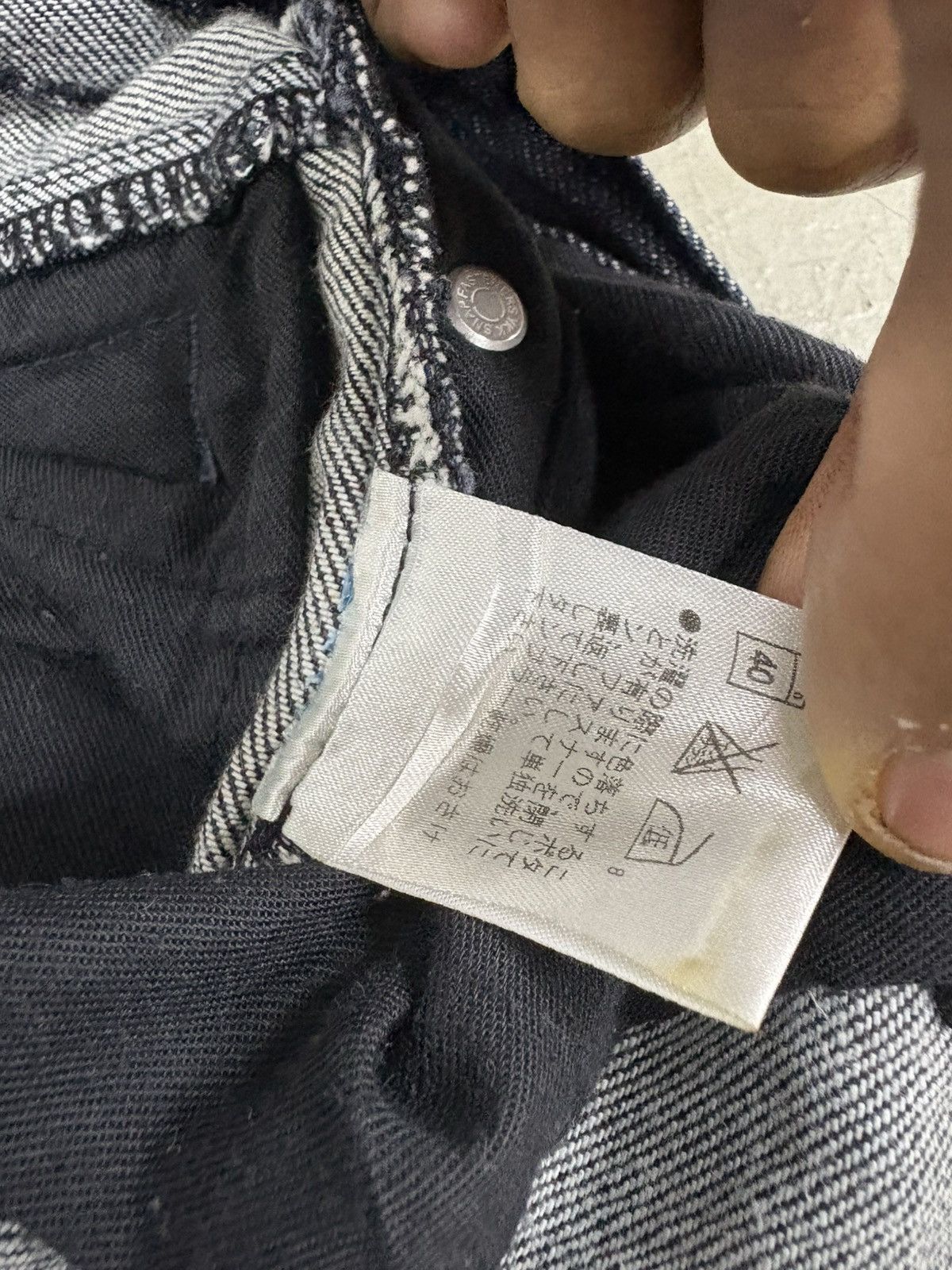 Tornado Mart Waxed Buffalo Bobs Indigo D-ring playboy holy land J Cut Size US 31 - 19 Thumbnail