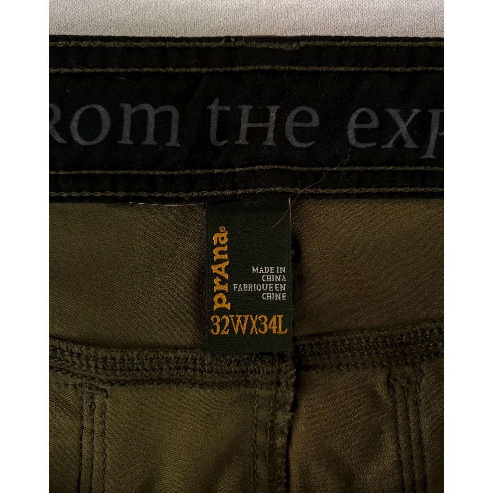 Prana Prana Zion Stretch Hiking Pants Green Mens 34 Regular 33 Inseam 33x34 34x33 Actual Size US 34 / EU 50 - 3 Thumbnail