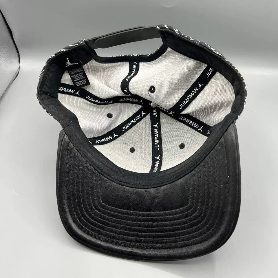 Jordan Brand Air Jordan Hat Men Wave Pattern Embroidered Logo Snap Back Size ONE SIZE - 4 Thumbnail