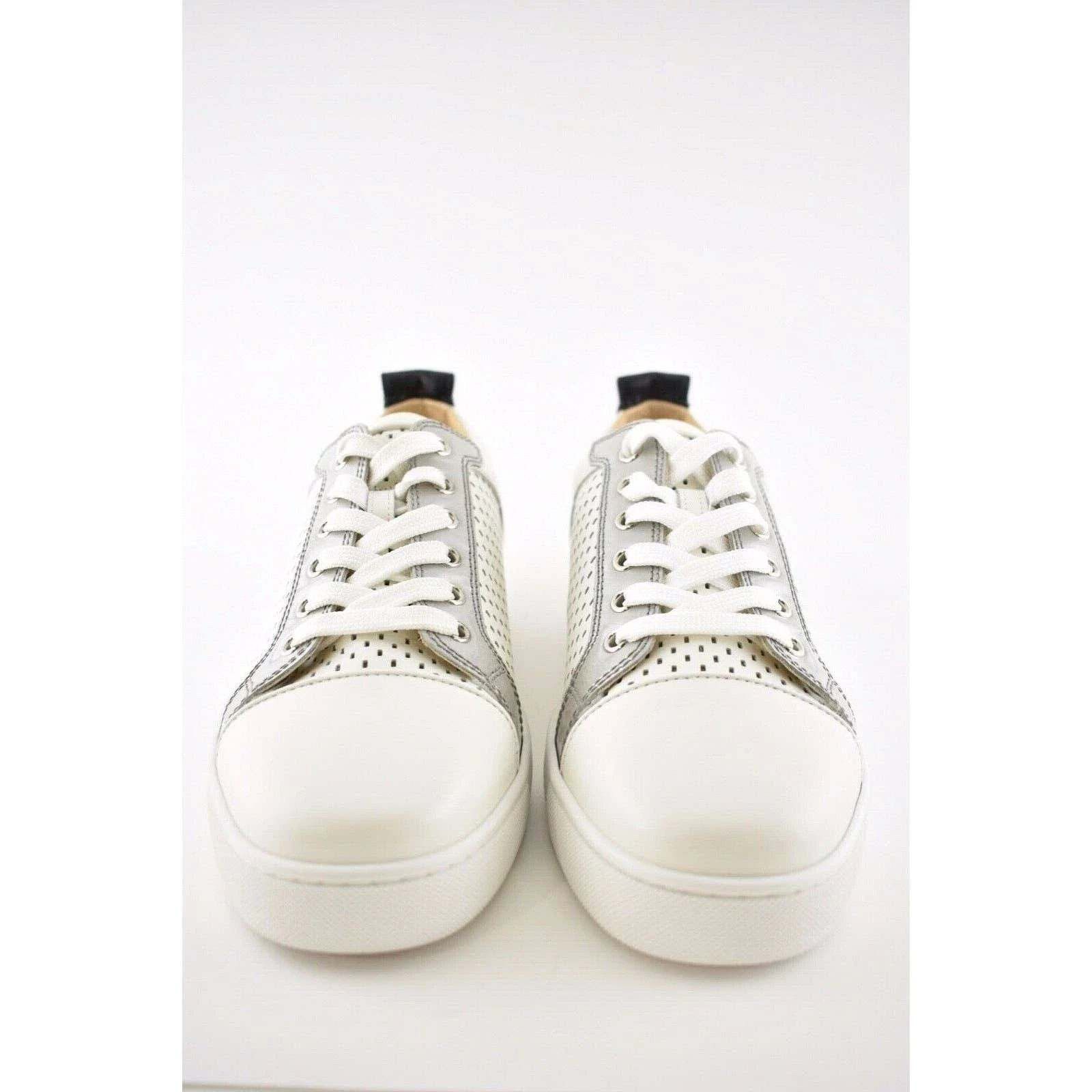 Christian Louboutin Christian Louboutin AC Louis Junior Flat Mens White Black Size US 7 / EU 40 - 6 Thumbnail