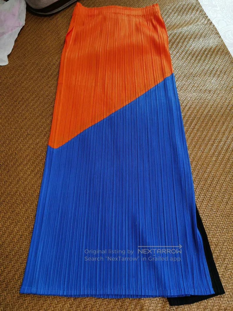 Issey Miyake Issey Miyake Color Block Skirt Size 26" / US 2 / IT 38 - 2 Thumbnail