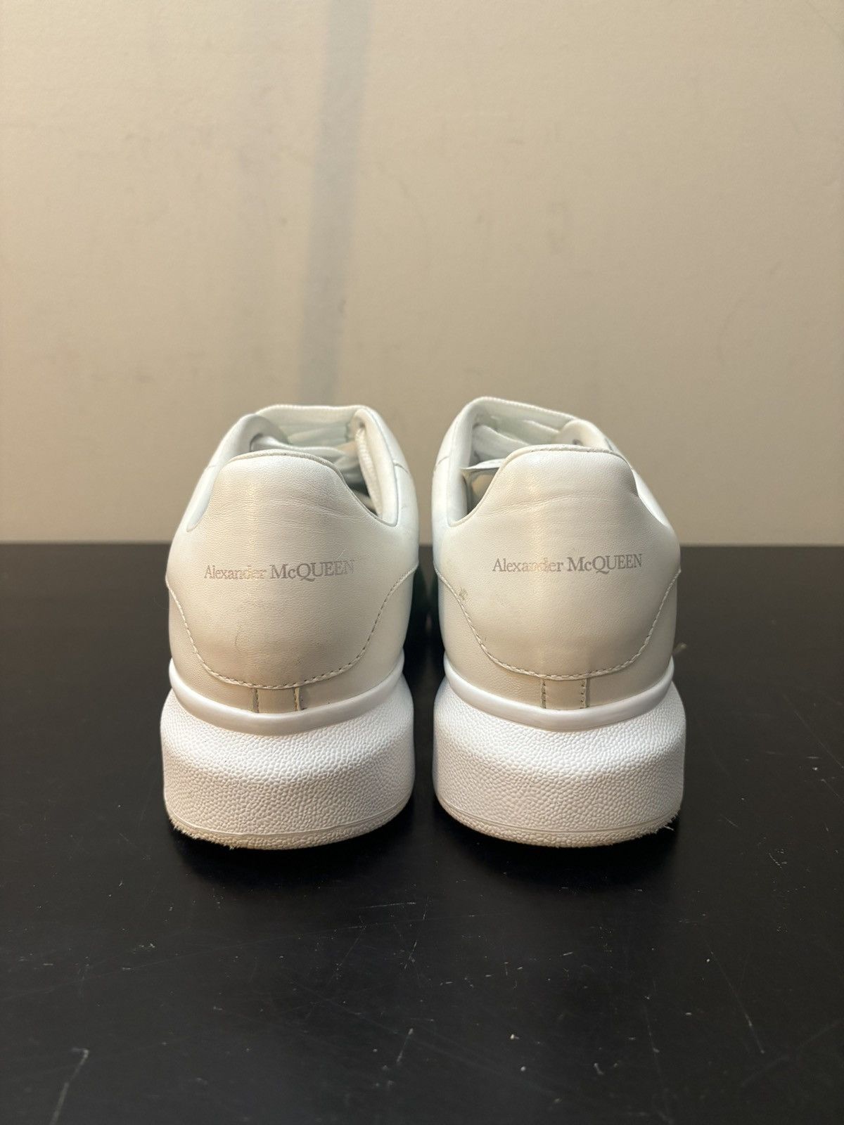 Alexander McQueen Alexander McQueen Oversized Leather Sneakers Sprayed Green Size US 7 / EU 40 - 5 Thumbnail