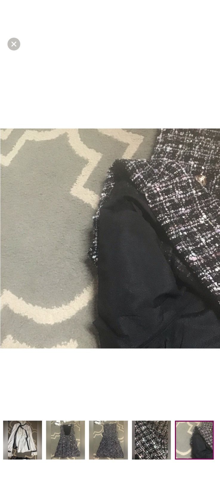 Other Tweed Dress Size 25" / US 0 / IT 36 - 9 Thumbnail