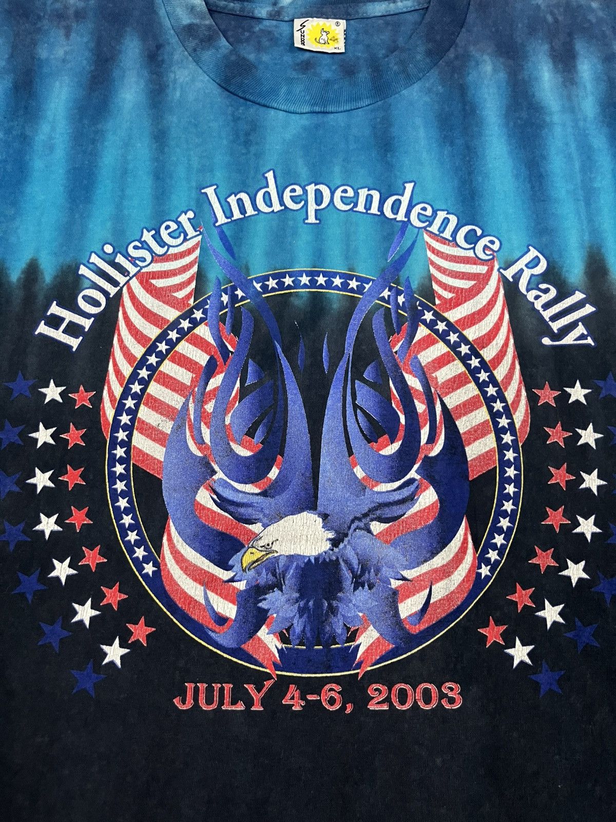 Rap Tees 💥TRUE VINTAGE 2005 INDEPENDENCE RALLY TIE DYE TEE Size US XL / EU 56 / 4 - 4 Thumbnail