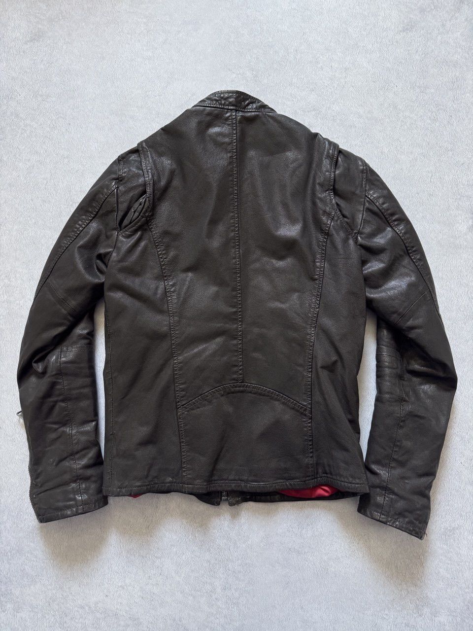 Superdry Superdry Dark Brown Leather Jacket size S Size US S / EU 44-46 / 1 - 2 Thumbnail