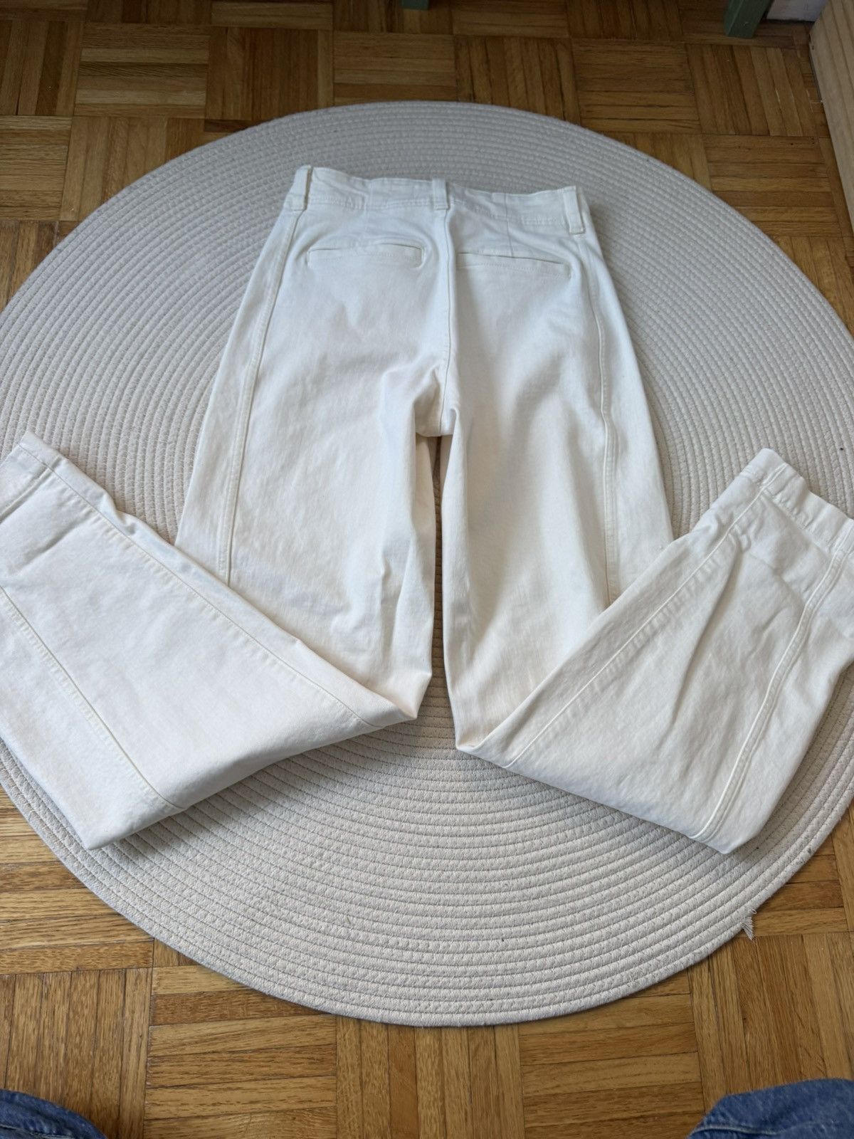 Madewell Madewell tapered denim trousers in vintage ivory Size 27" / US 4 / IT 40 - 2 Thumbnail