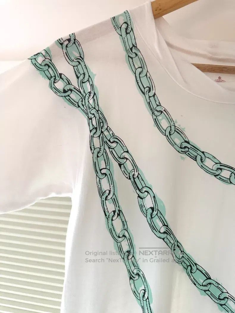 Vivienne Westwood Vivienne Westwood Chains Saturn short-sleeved T-shirt Size M / US 6-8 / IT 42-44 - 2 Thumbnail