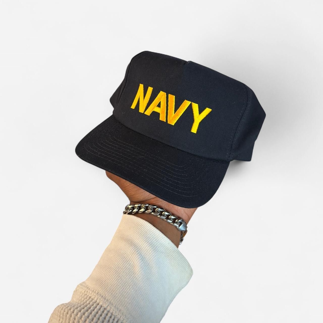 Navy/Yellow US Navy Snapback Trucker