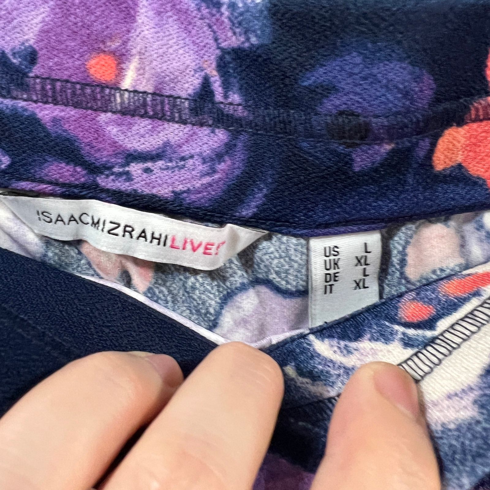 Other Isaac Mizrahi Live! Regular Printed Pebble Knit Size 31" - 3 Thumbnail
