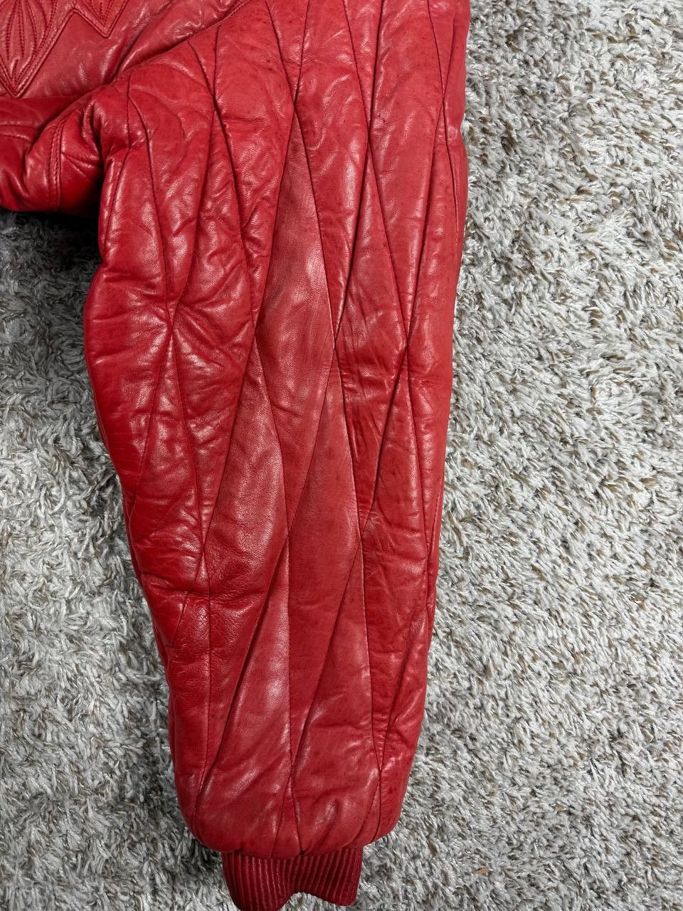 Marc Buchanan Vintage Marc Buchanan Quilted Bomber Embossed Native Chief Size US L / EU 52-54 / 3 - 19 Thumbnail