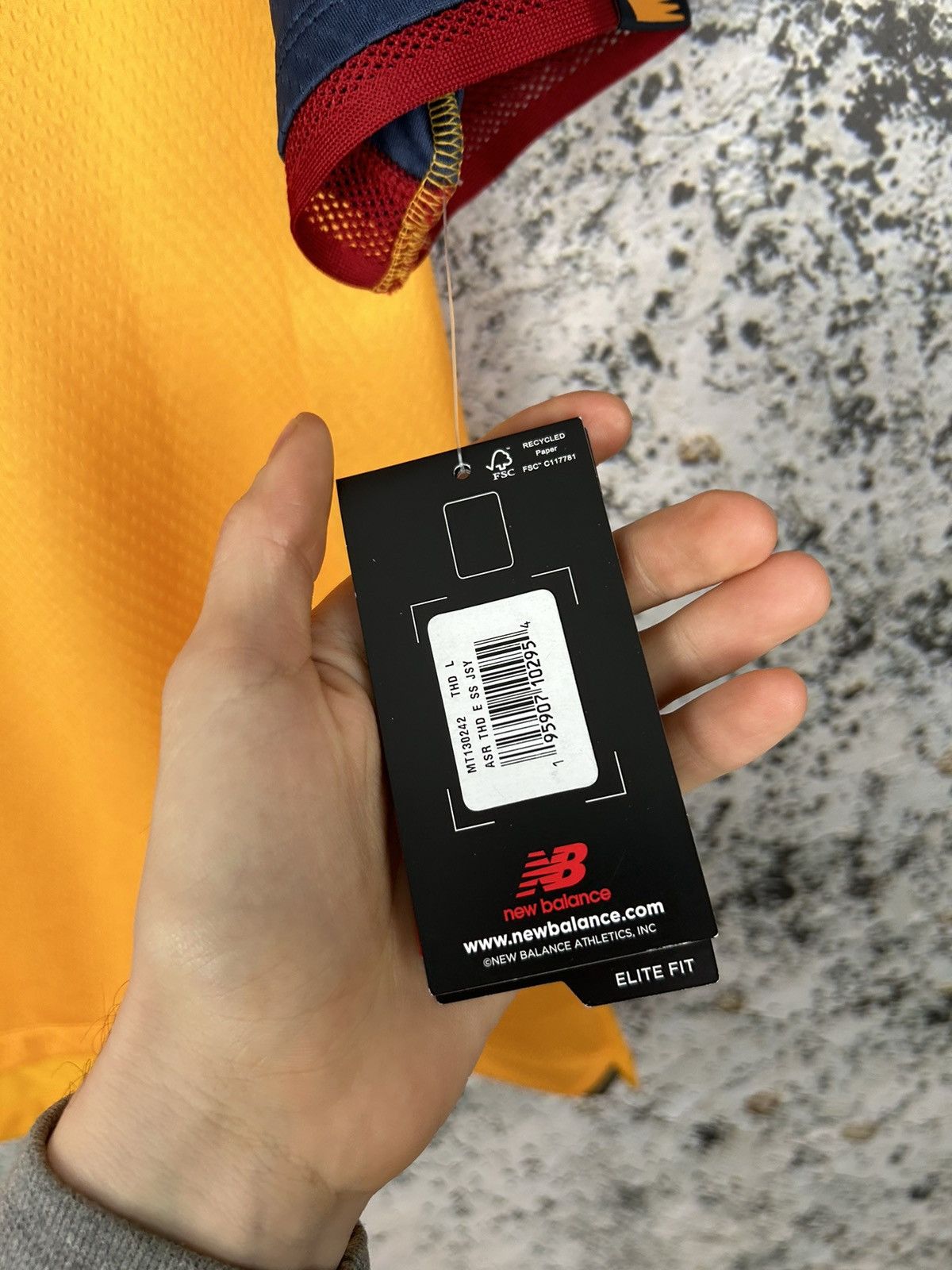 New Balance AS Roma New Balance Soccer Jersey New Football Rare Size US L / EU 52-54 / 3 - 9 Thumbnail