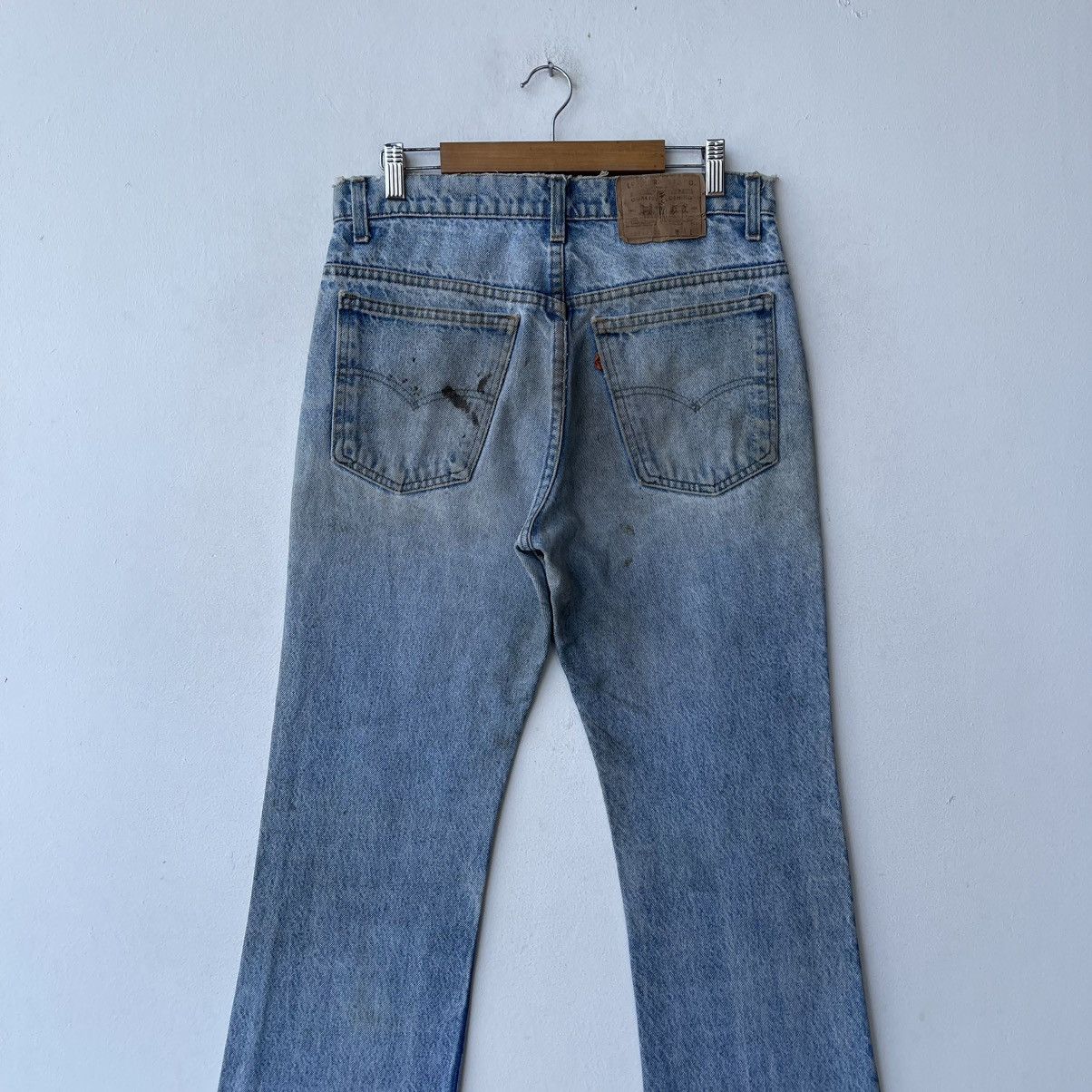 Levi's Vintage 80s Levi's 517 Orange Tab Bootcut Jeans Size US 31 - 10 Thumbnail
