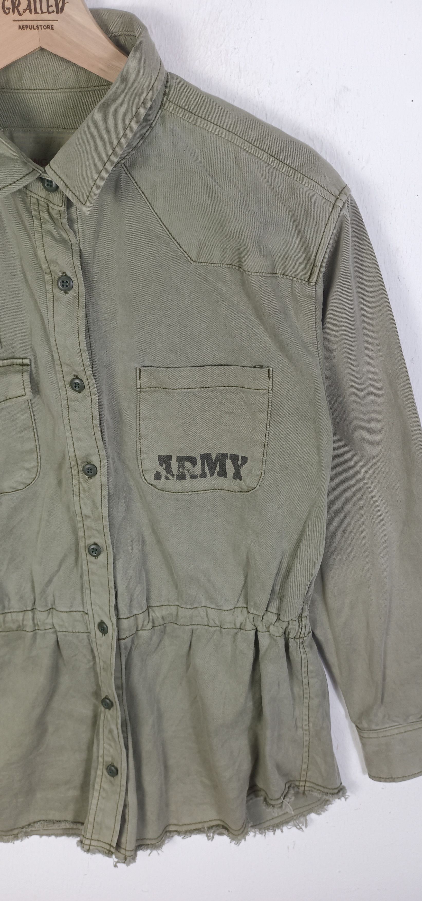 Nicole Club Nicole Club 179/WG ARMY Military Utility Jacket Size M / US 6-8 / IT 42-44 - 6 Thumbnail