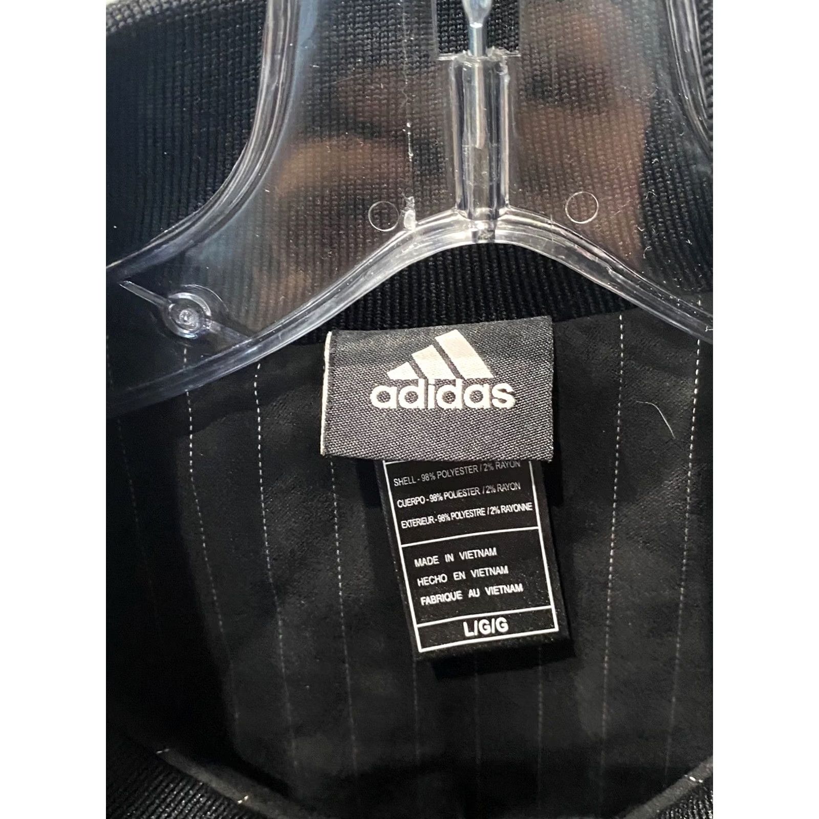 Adidas Adidas NBA All Star 2007 Vegas Lined Zippered Track Jacket Large L Mens Jacket Size US L / EU 52-54 / 3 - 6 Thumbnail