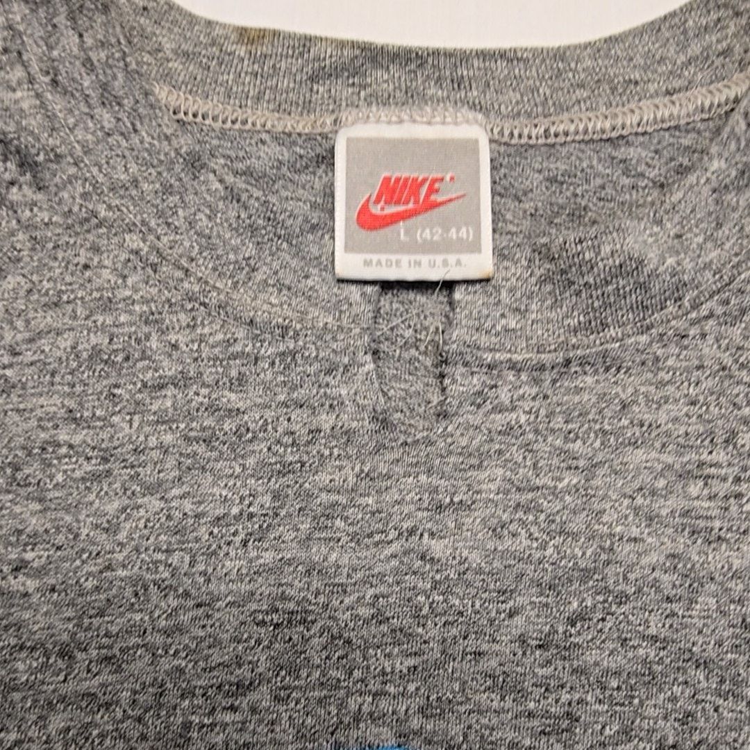 Nike Vintage Nike Force Graphic Tee Gray Blue Large Shirt Size L / US 10 / IT 46 - 7 Thumbnail