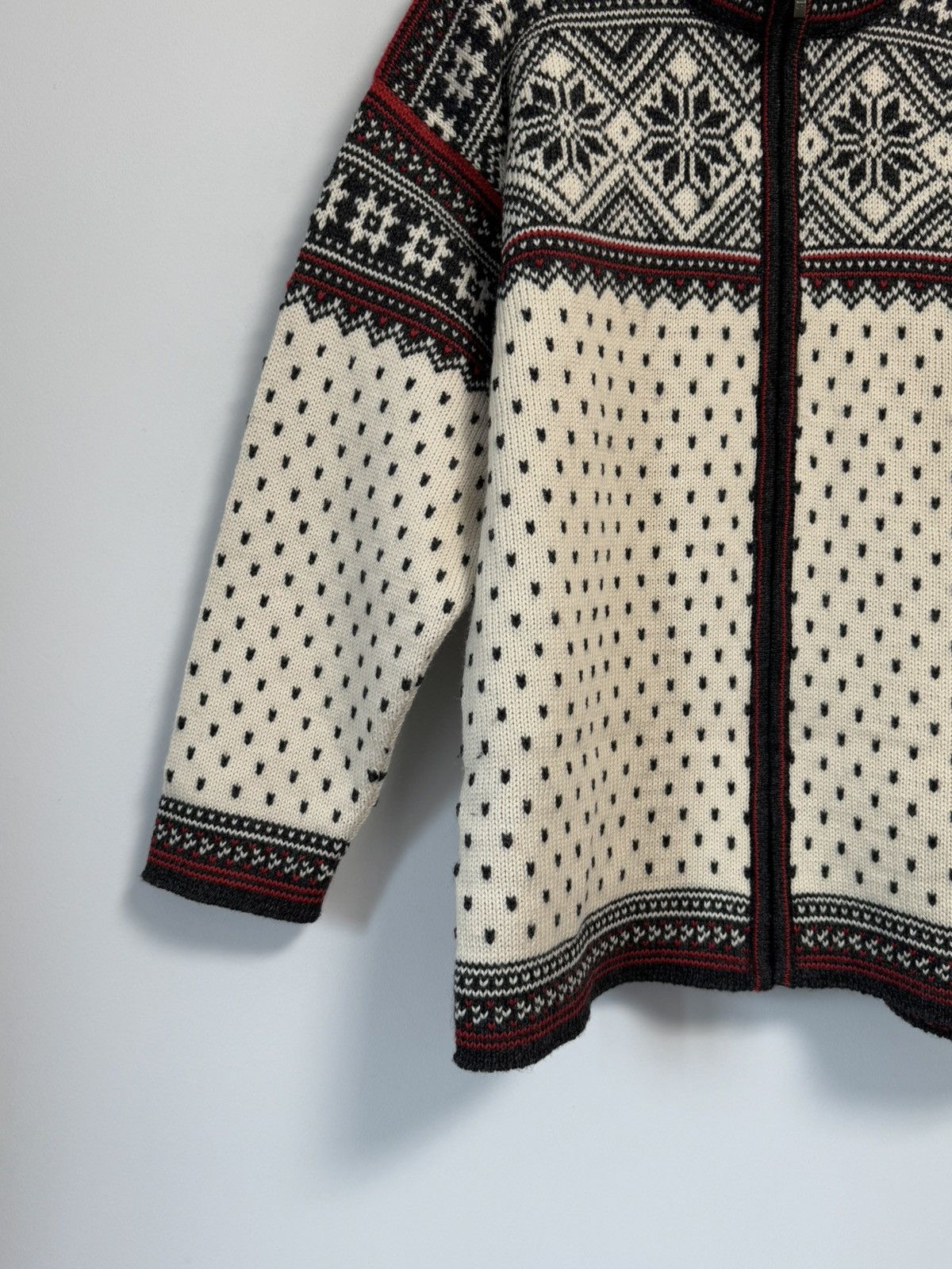 Dale Of Norway × Vintage Vintage Dale Of Norway Knit Zip Scandinavian Sweater Size US L / EU 52-54 / 3 - 3 Thumbnail