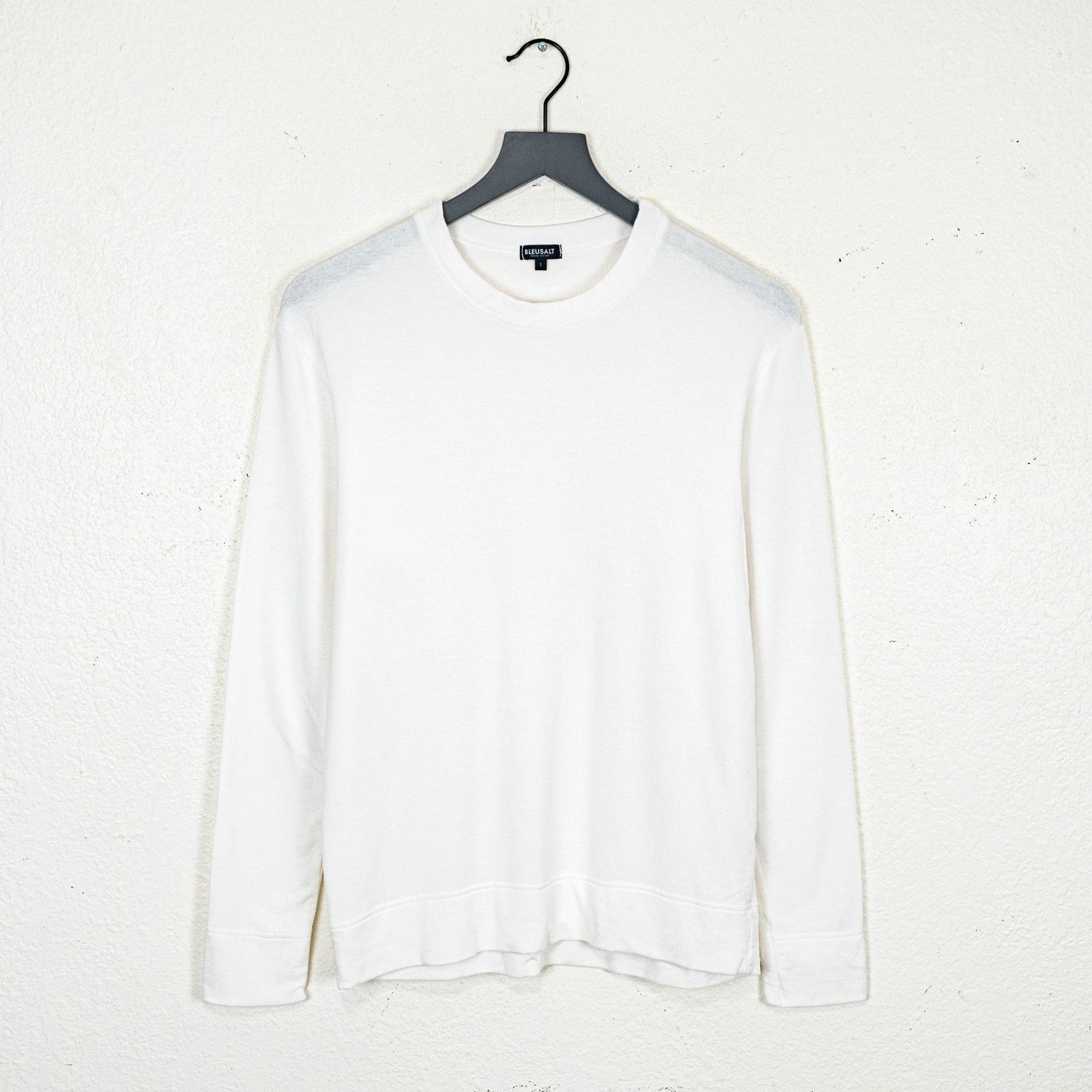 Other BLEUSALT Malibu White Crew Pullover Modal jersey size 1 Size US S / EU 44-46 / 1 - 1 Thumbnail