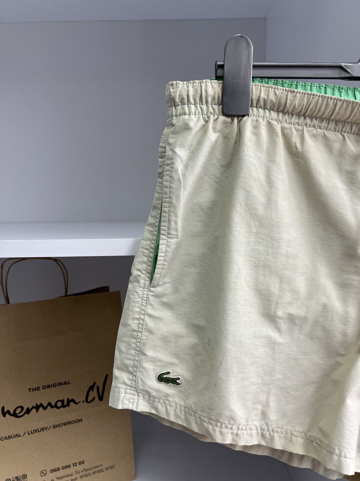 Lacoste × Vintage Vintage Lacoste Chino Shorts Size US 34 / EU 50 - 5 Thumbnail