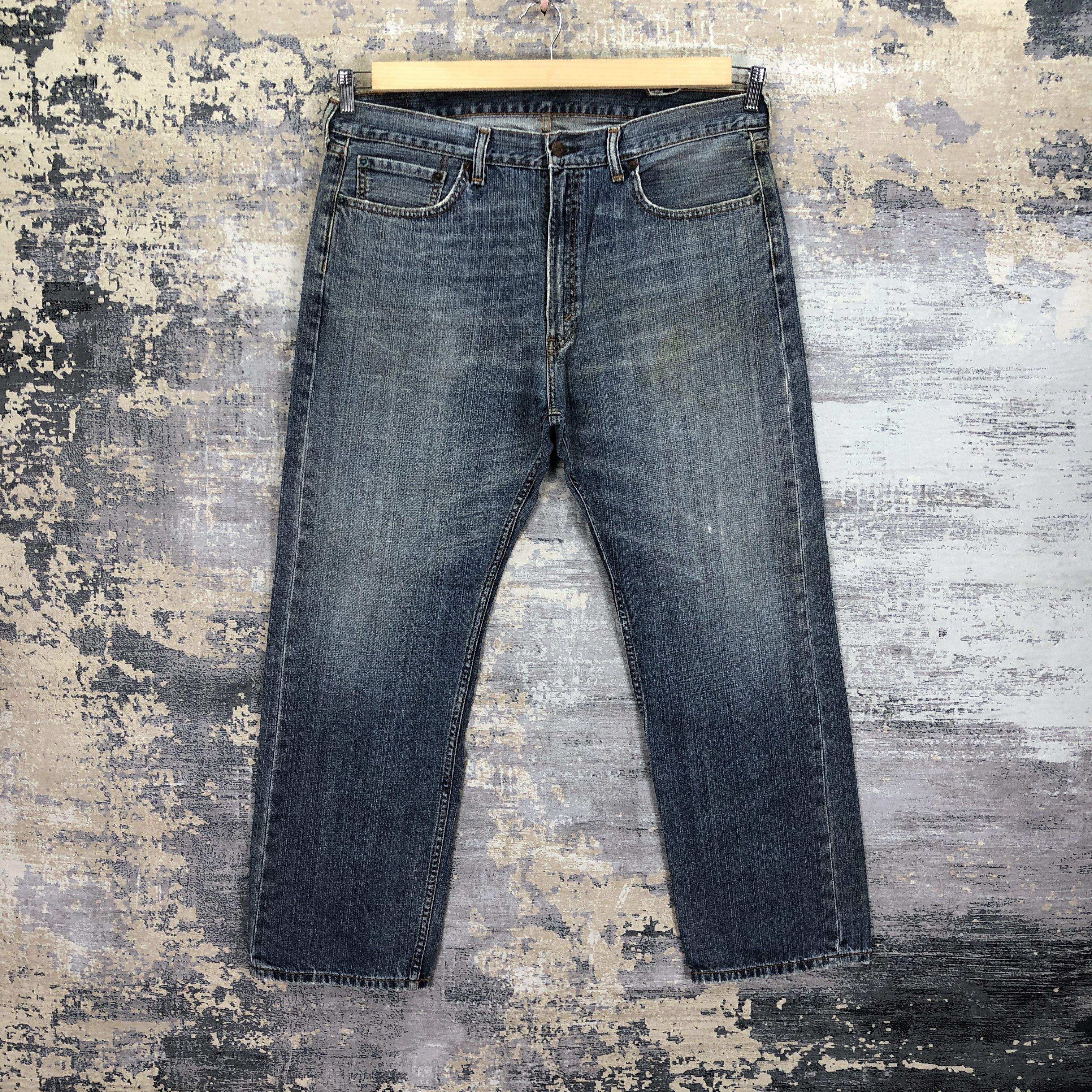 Levi's Vintage Y2K Levis 505 Faded Jeans Levi's Light Wash Denim Size US 38 / EU 54 - 1 Thumbnail